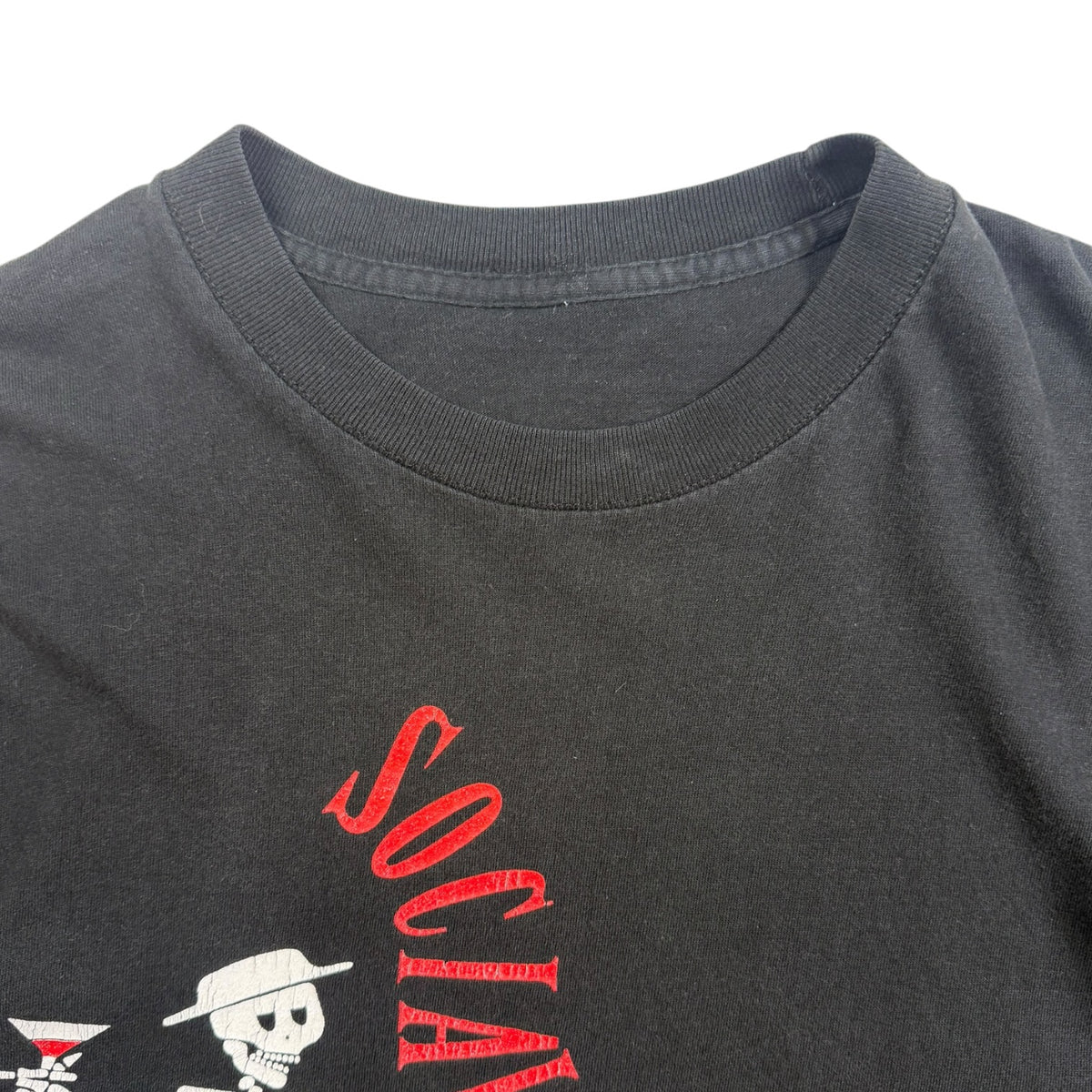 Vintage 1992 Social Distortion Dice Graphic T-Shirt Black