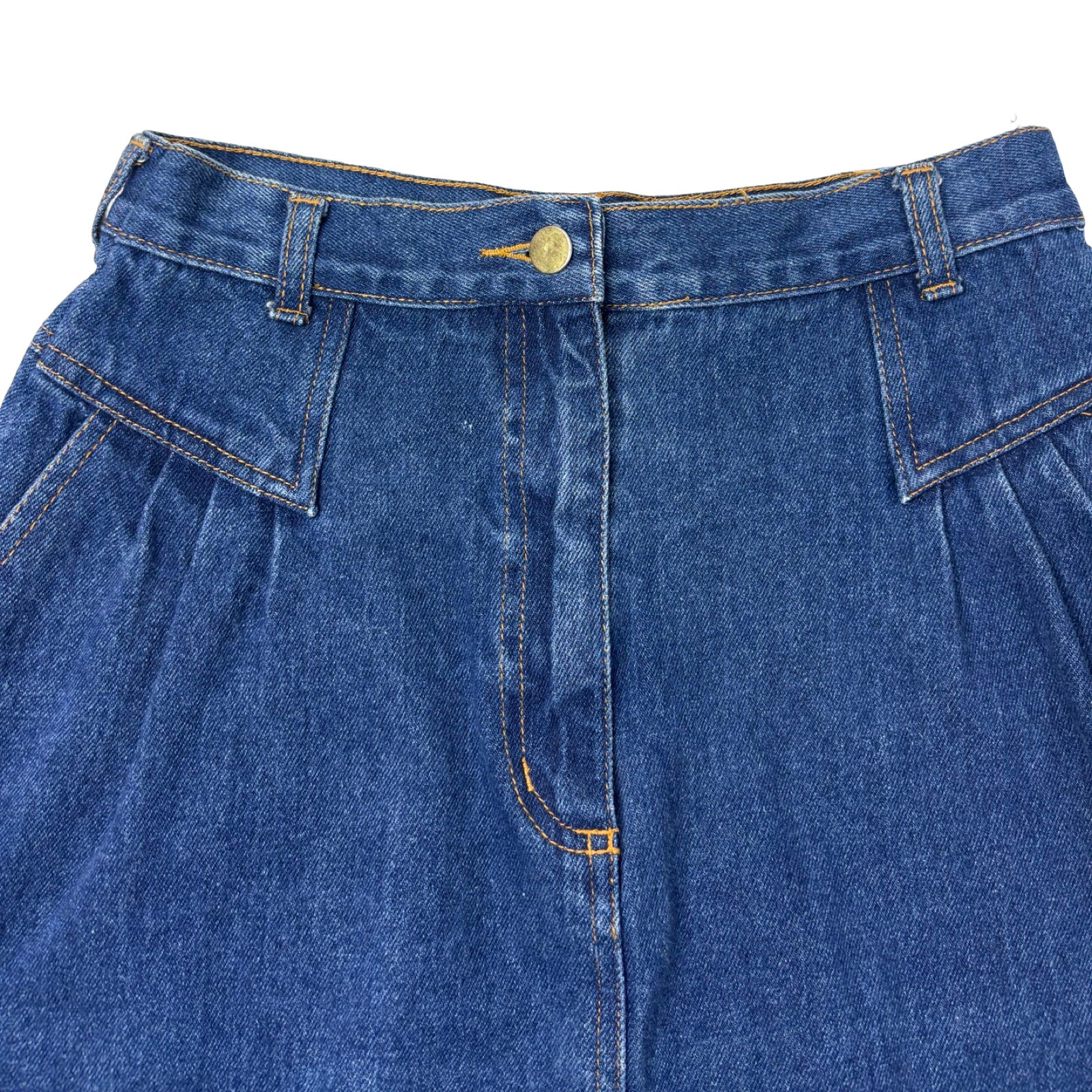 (W) Vintage Collections Jean Skirt Dark Wash