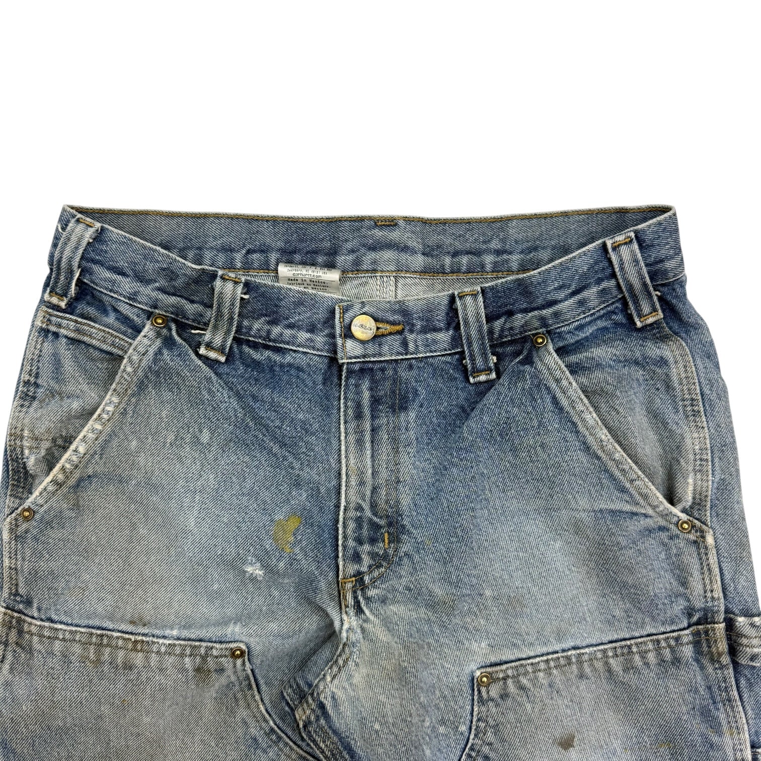 Vintage Carhartt Denim Double Knee Pants Medium Wash