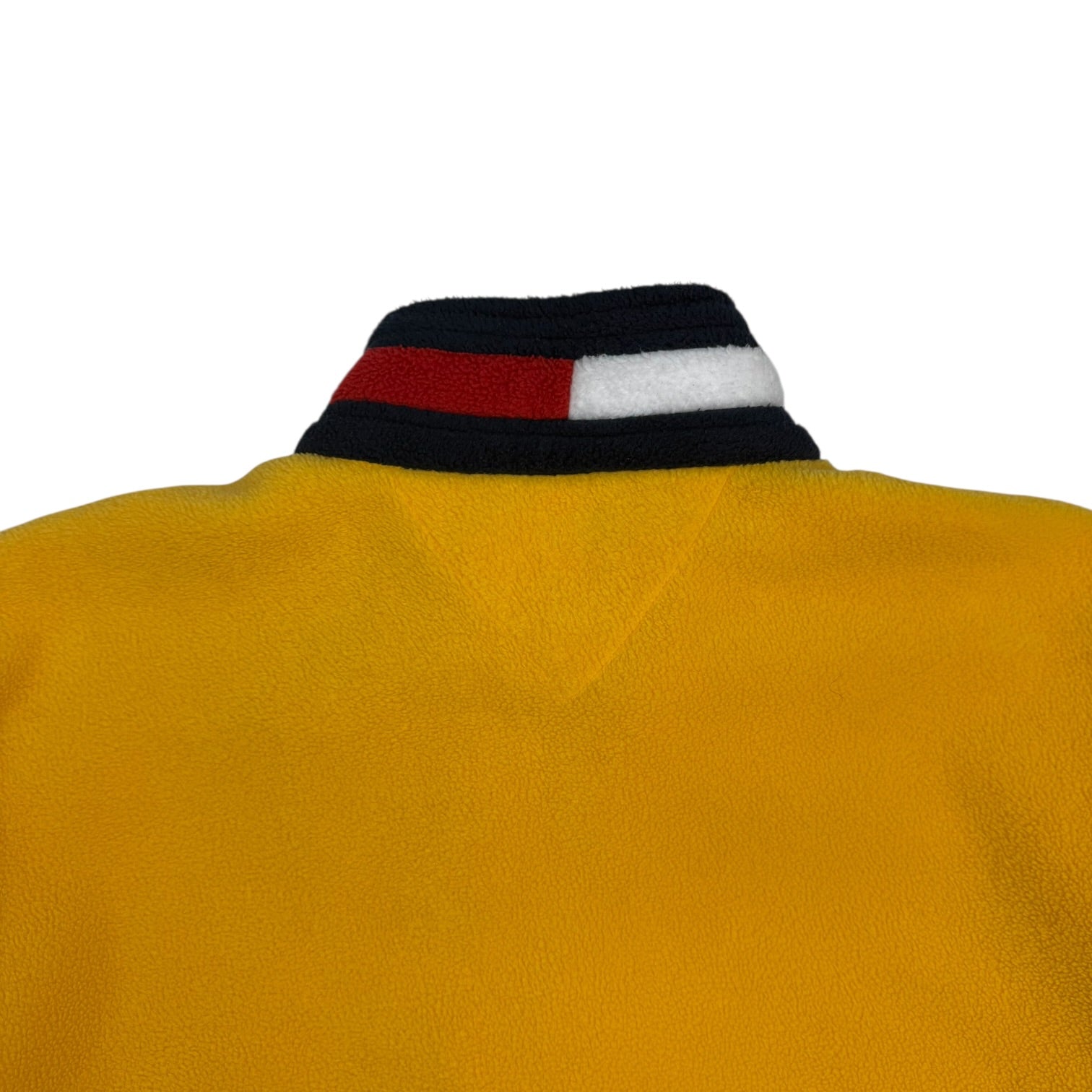 Vintage Tommy Hilfiger Fleece Quarter Zip Yellow