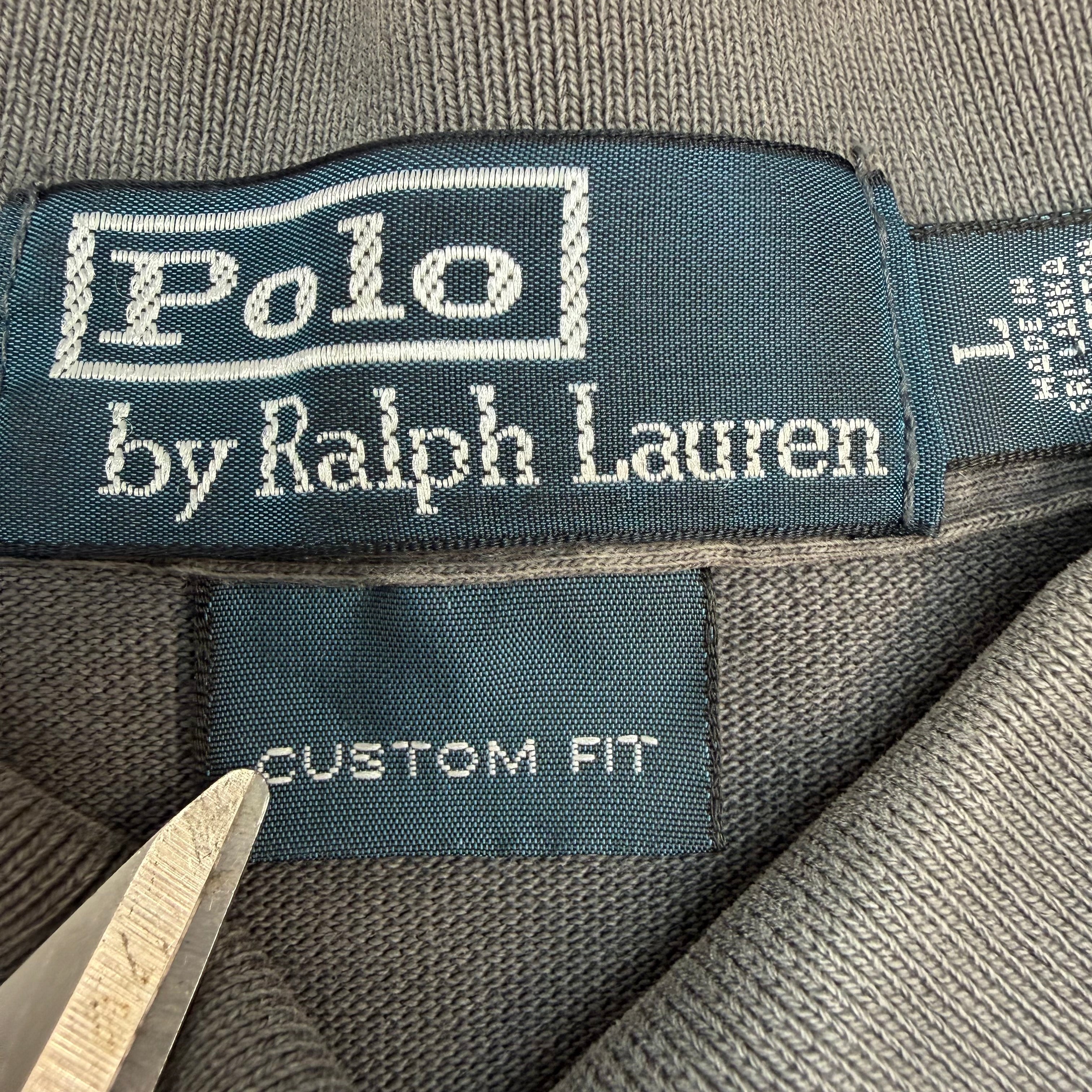 Vintage Polo Ralph Lauren Big Pony Polo Grey