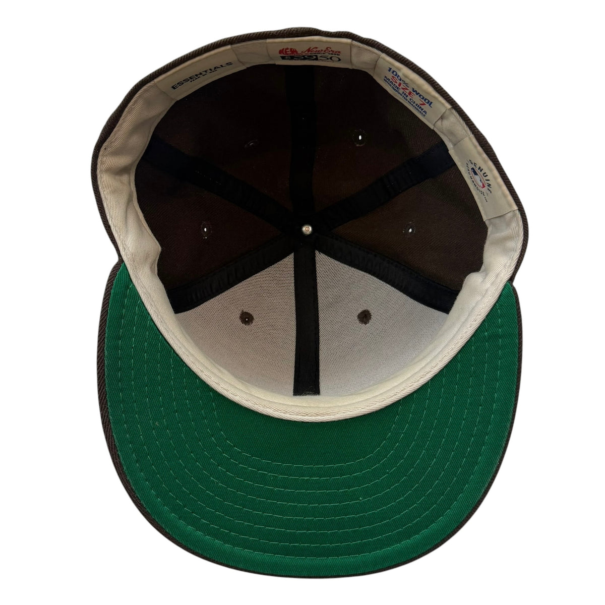 Fear Of God Essentials 59Fifty Fitted Cap Brown