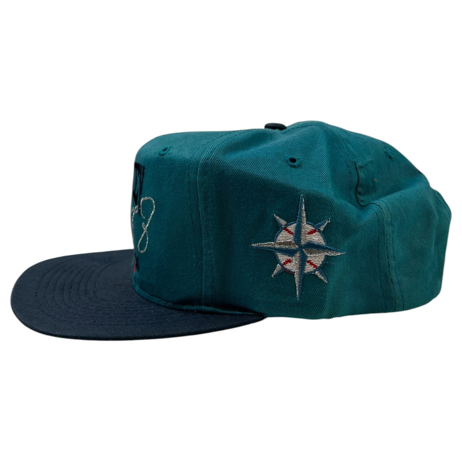 Vintage 90’s Seattle Mariners Ken Griffey Jr. Snapback Hat Turquoise