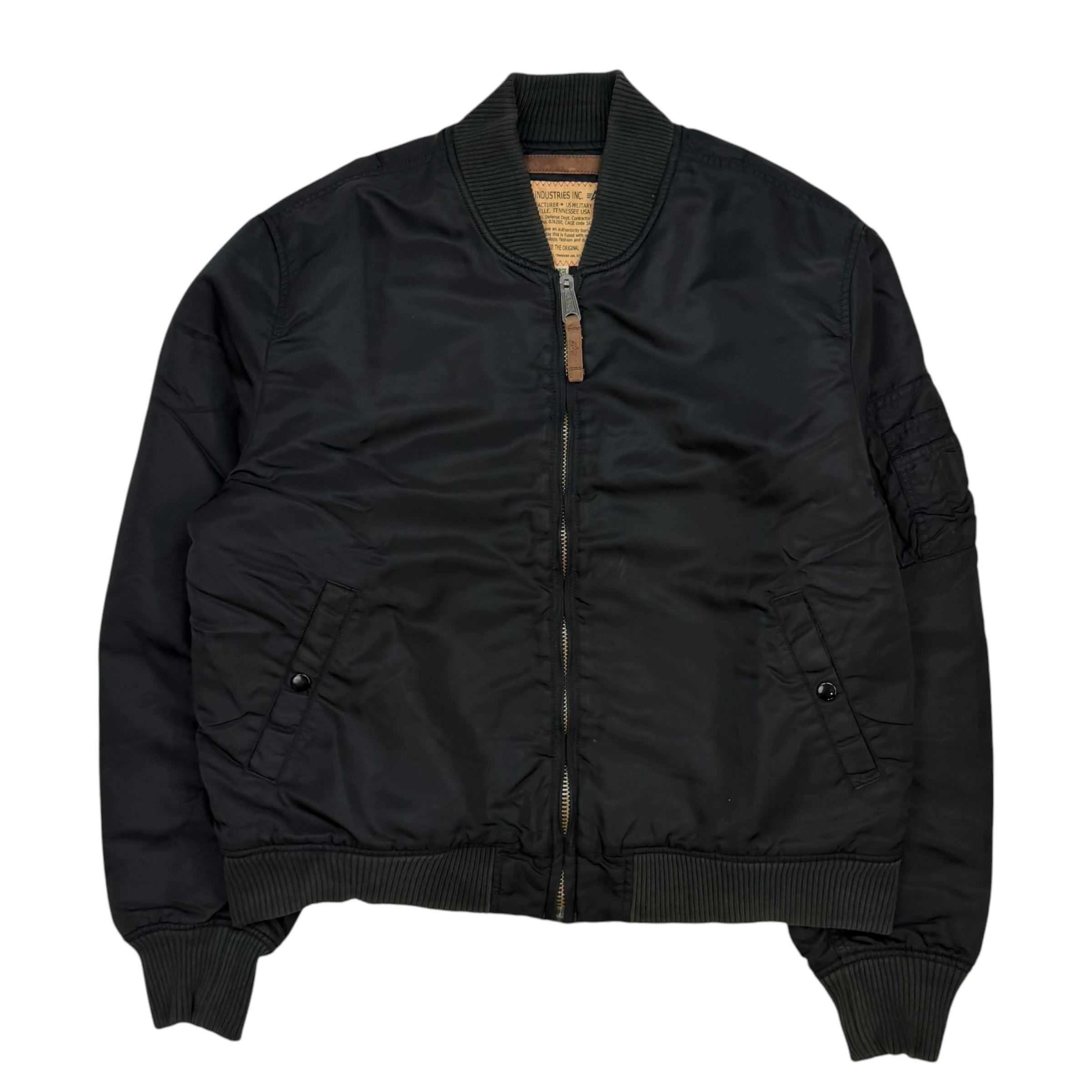Vintage Alpha Industries MA-1 Bomber Jacket Black