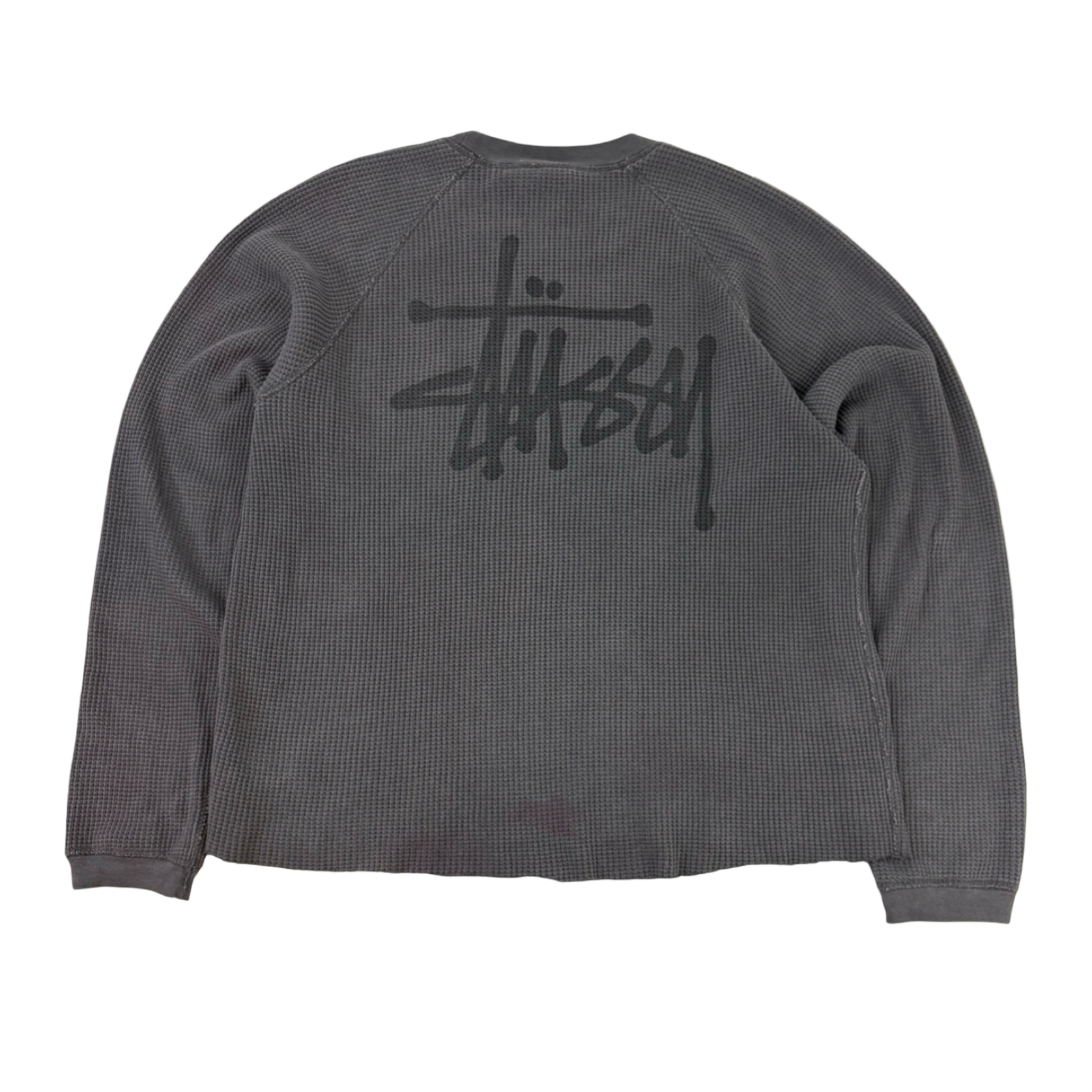 Stussy Raglan Thermal Basic Stock Long-sleeve Grey