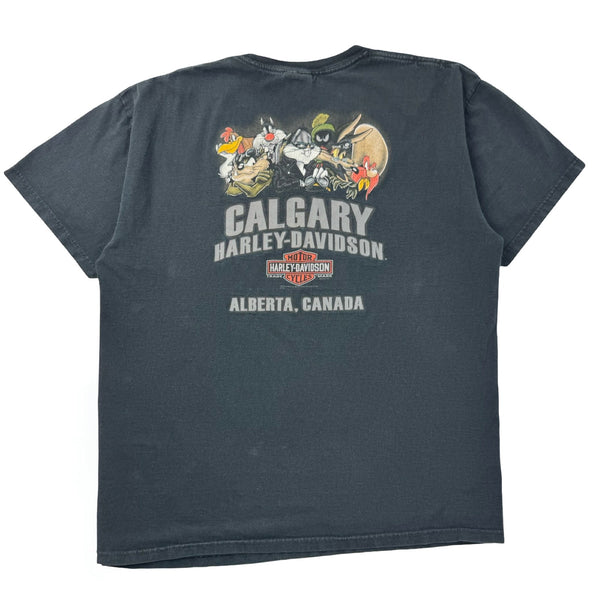 Harley Davidson Looney Tunes Calgary Alberta T-Shirt