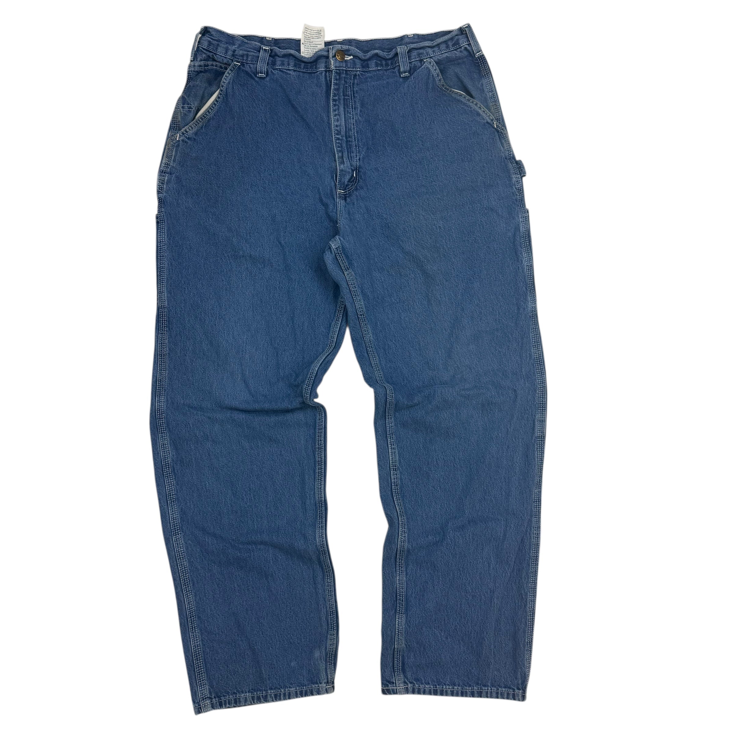 Vintage Carhartt Denim Dungaree Pants Dark Wash