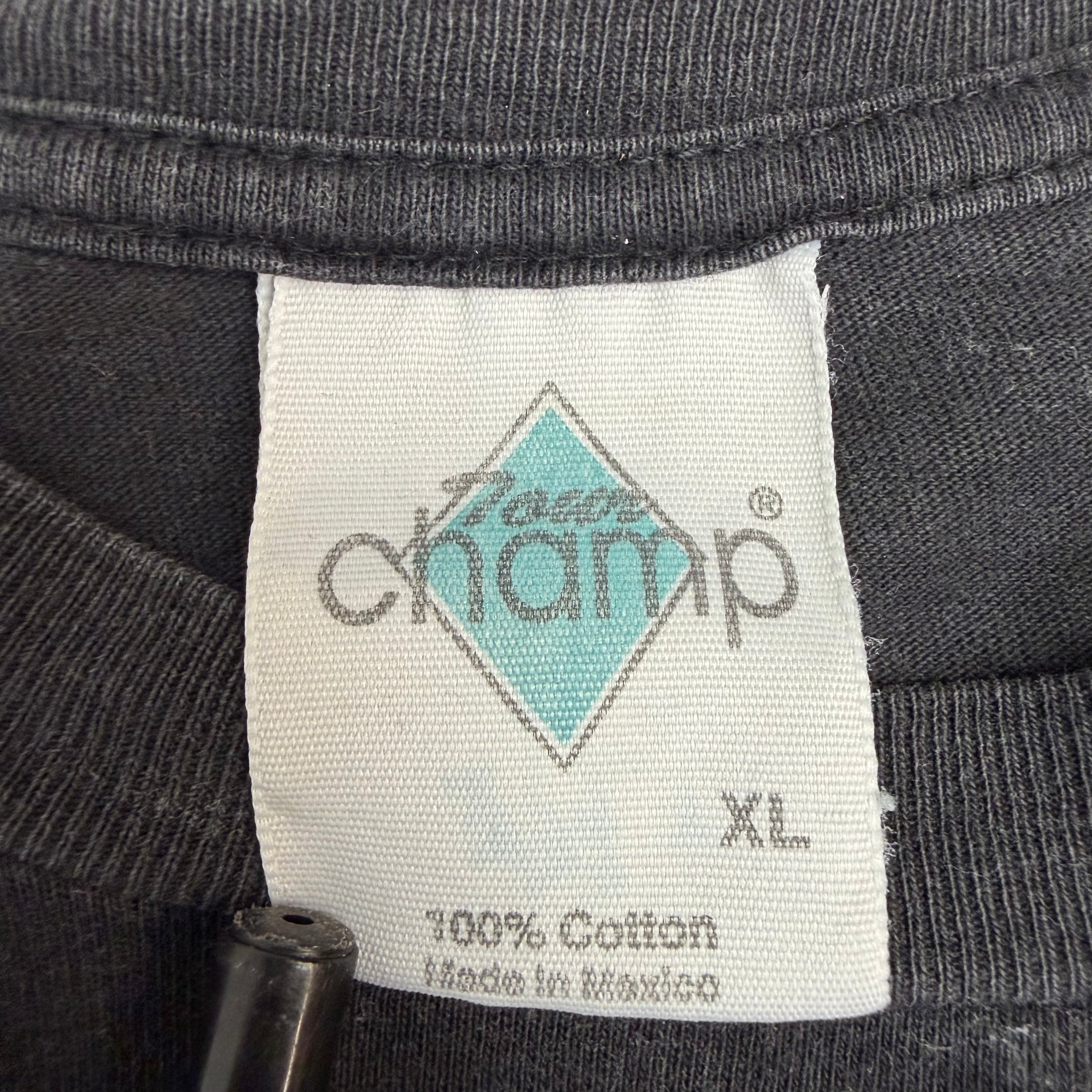 Vintage 1990's Kane WWF Rap Tee Faded Black