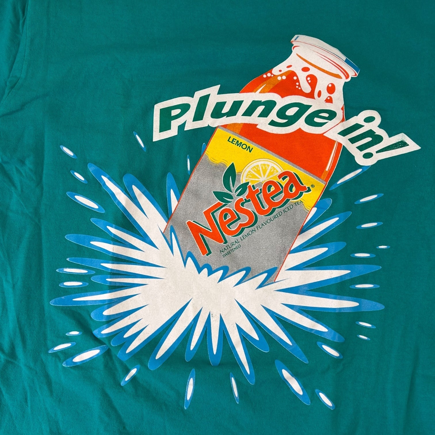 Vintage Nestea T-Shirt Teal