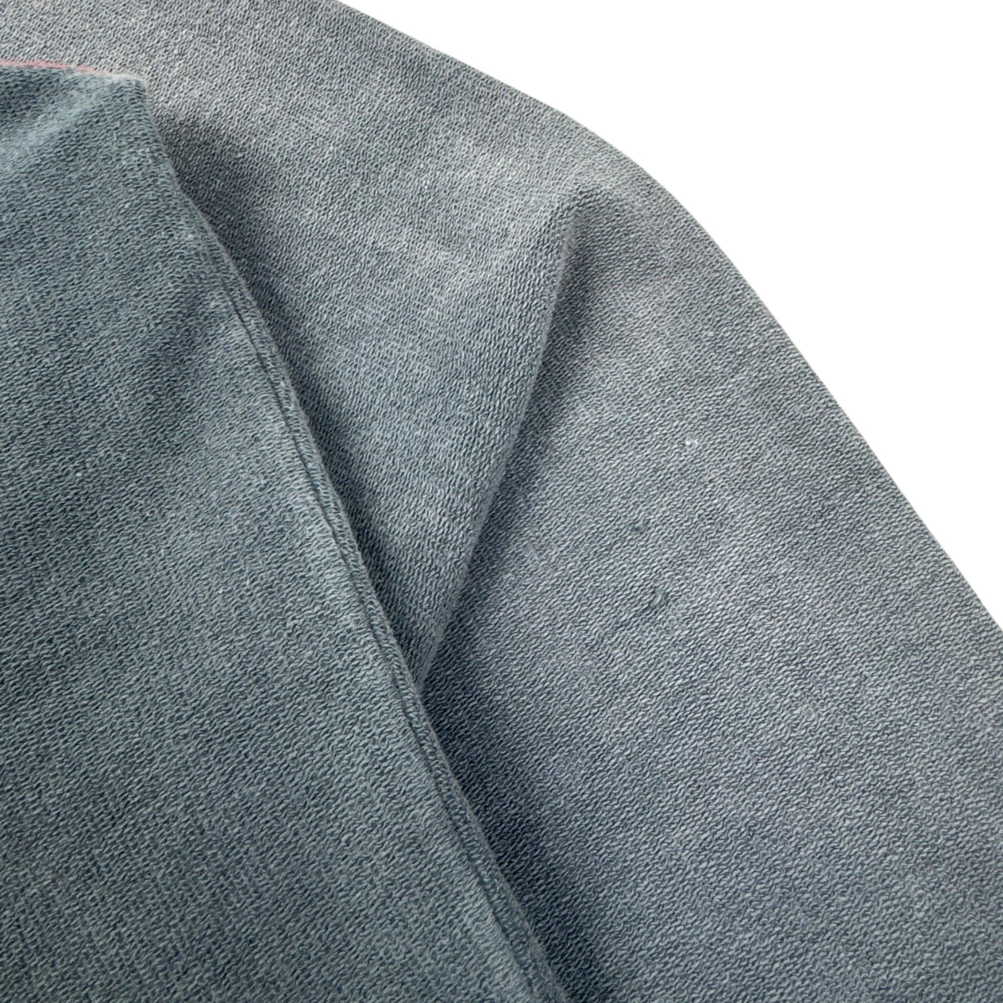 Vintage Y2K Diesel Big D7 1/4 Zip Washed Slate Grey