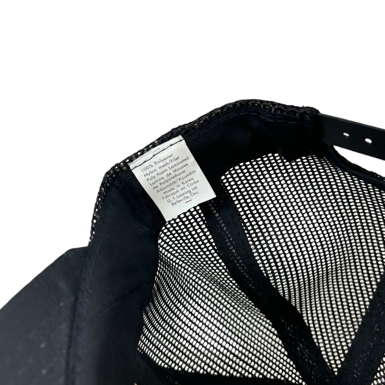 Vintage 1983 Grey Cup Trucker Hat Black