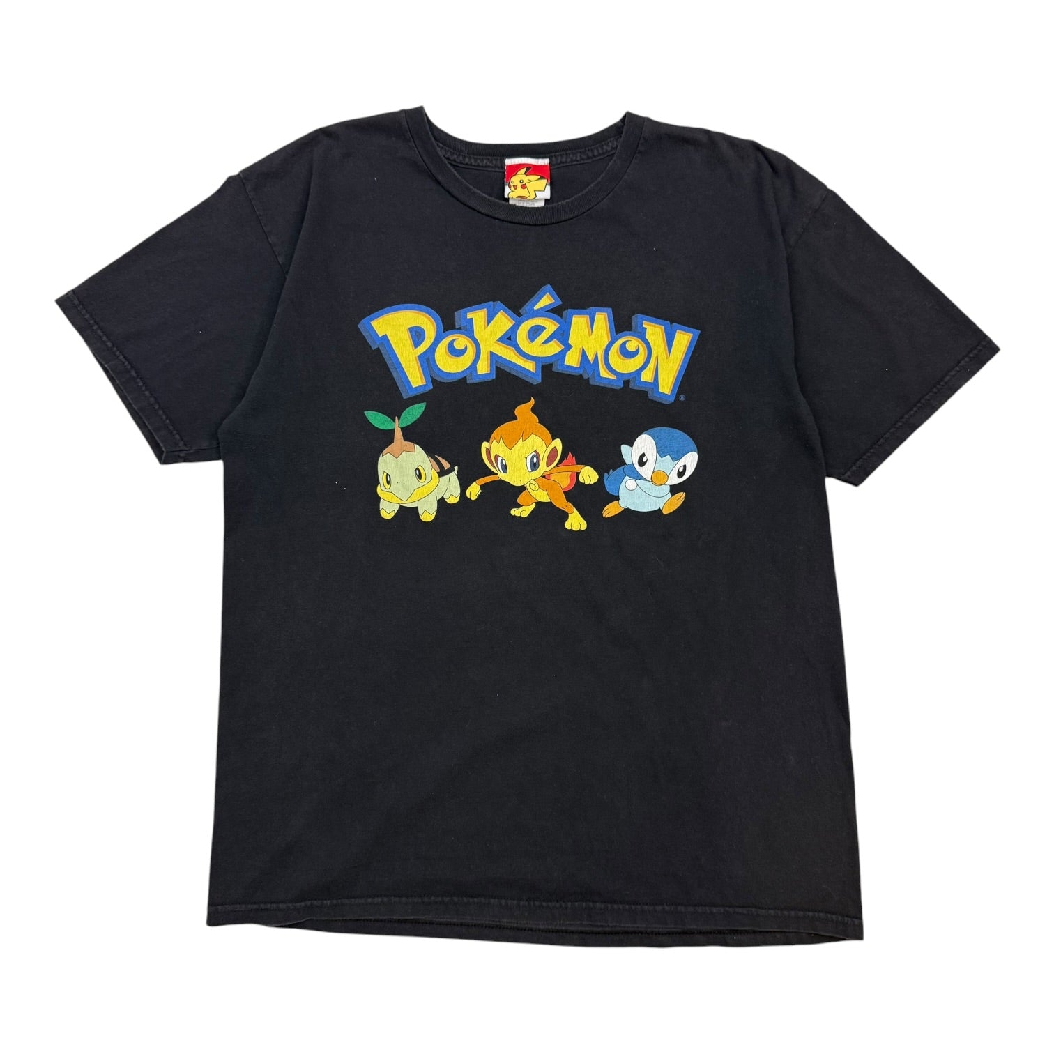 2007 Nintendo DS Pokémon Diamond & Pearl Promo Tee Black
