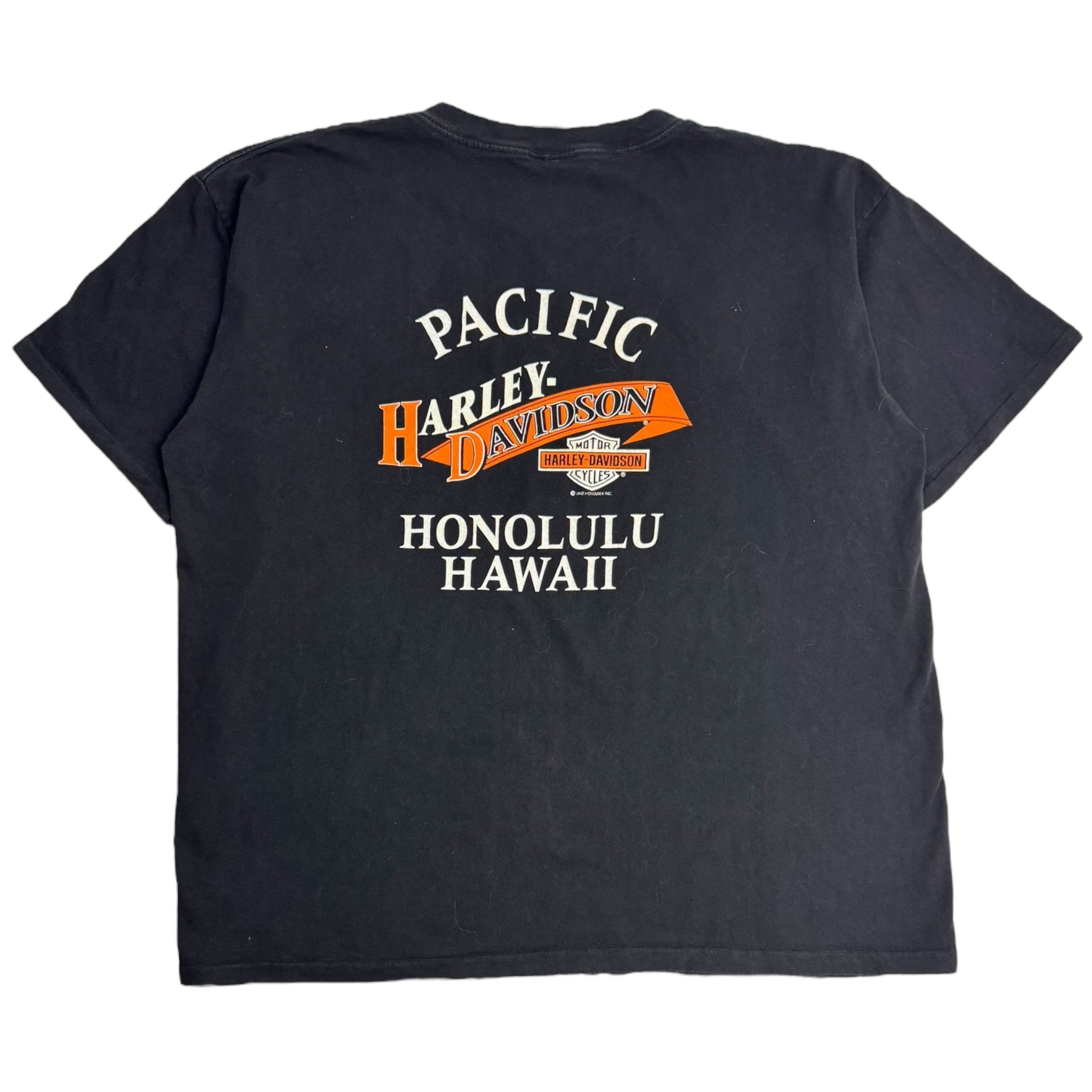 1992 Harley Davidson Honolulu Hawaii T-Shirt