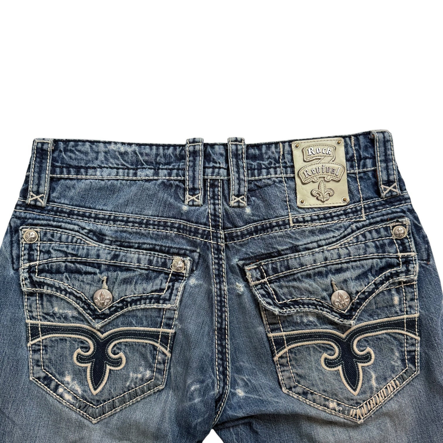 Vintage Y2K Rock Revival Denim Pants