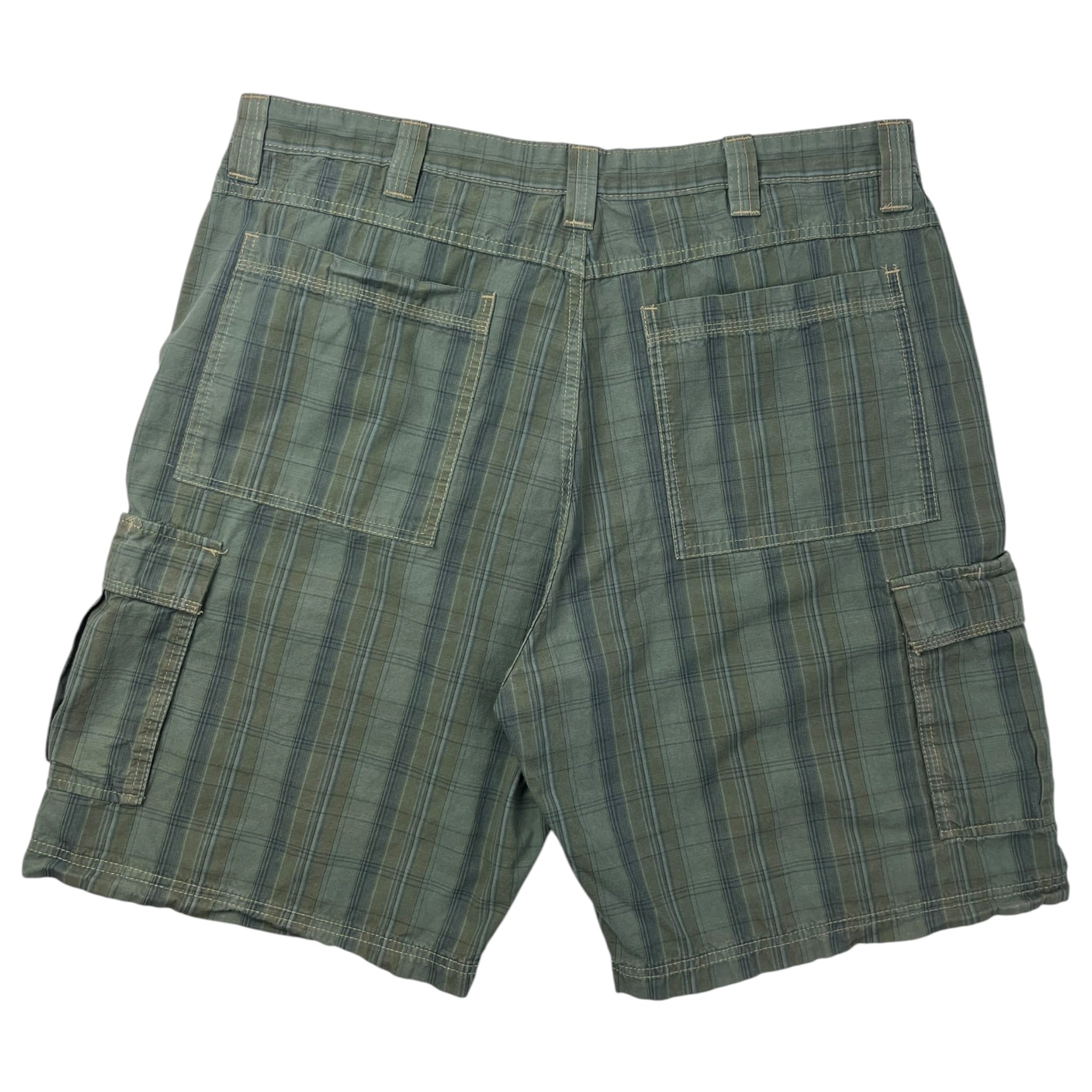 Vintage Y2K JNCO Tradition Plaid Cargo Shorts