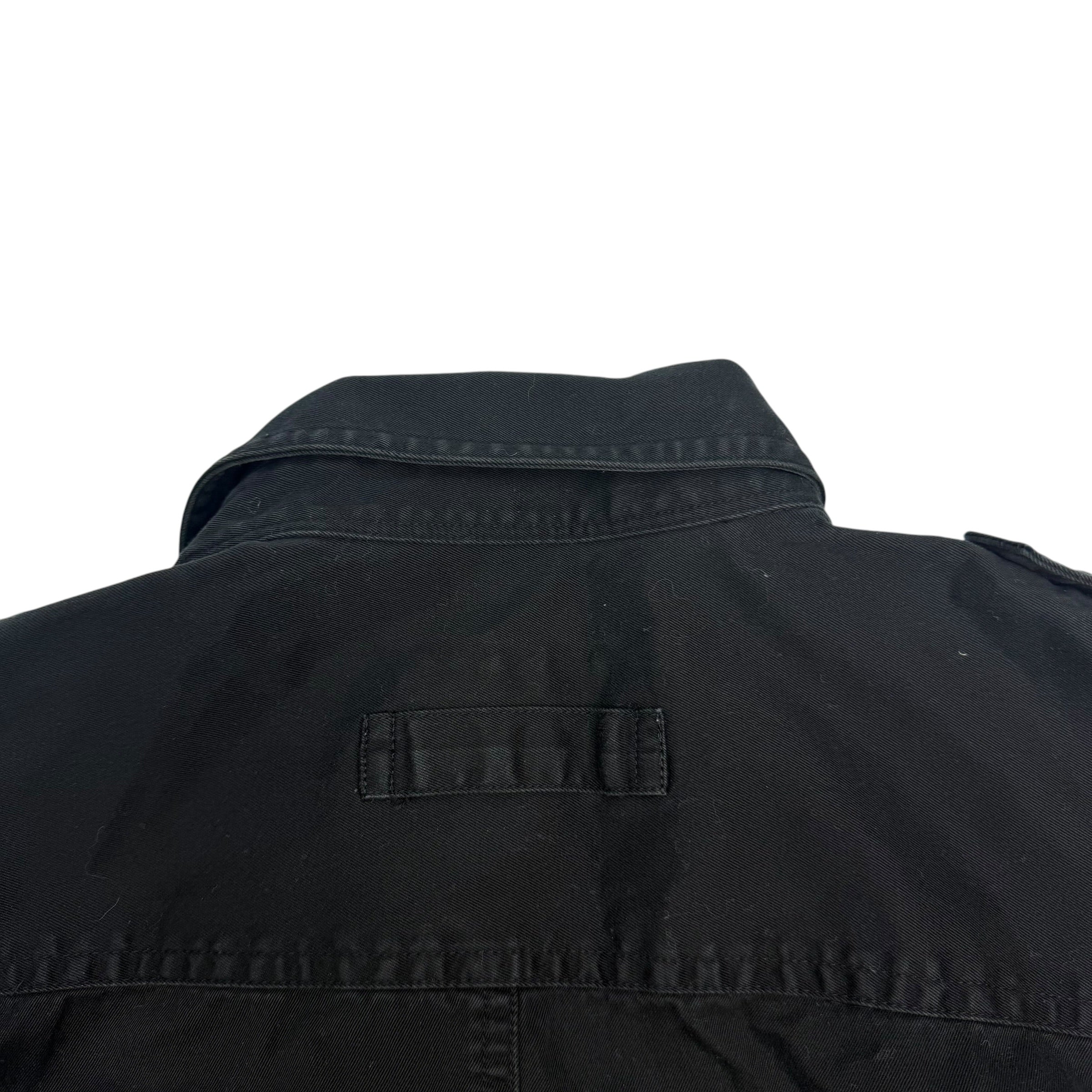 (W) Vintage Lauren RL Denim Button Up Black