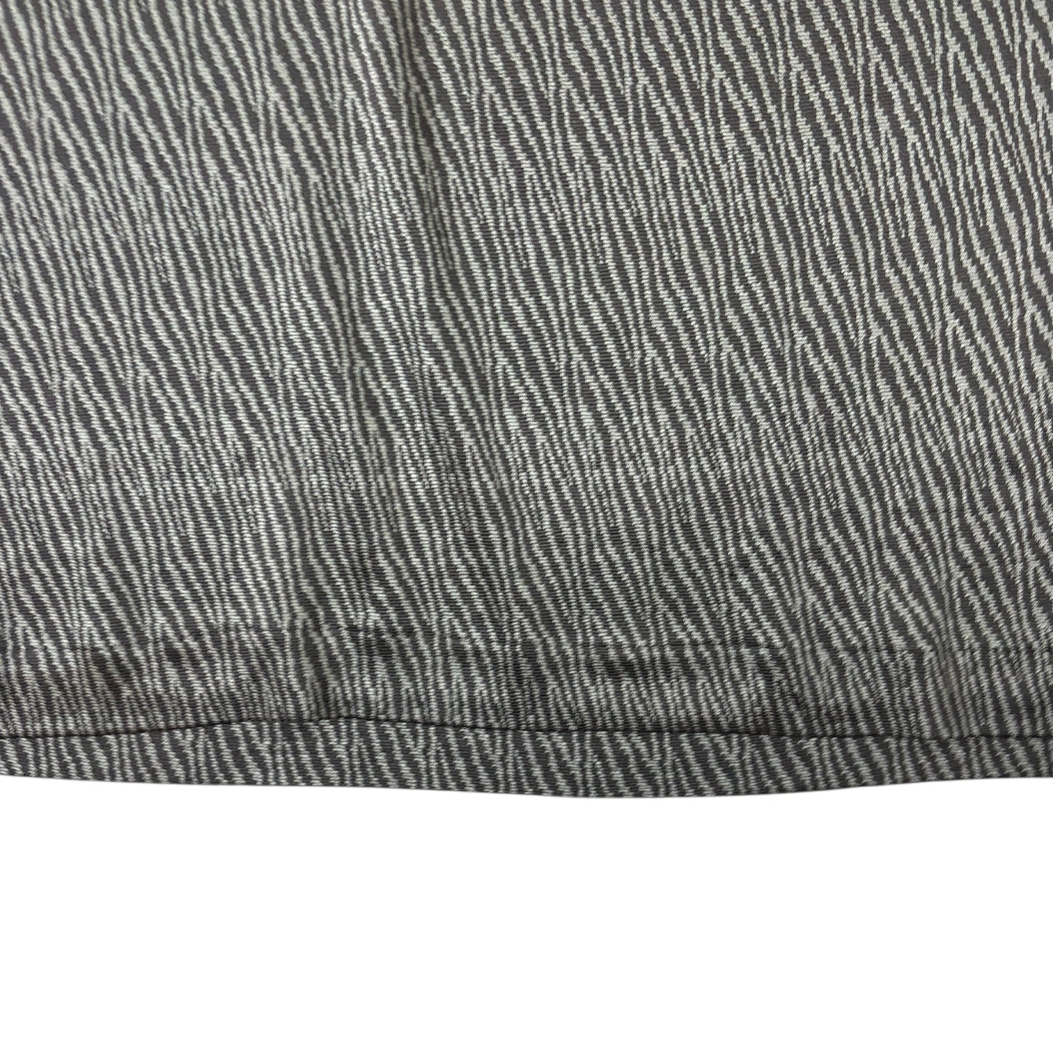 Giovanni Valentino Patterned Long Sleeve T-Shirt Grey