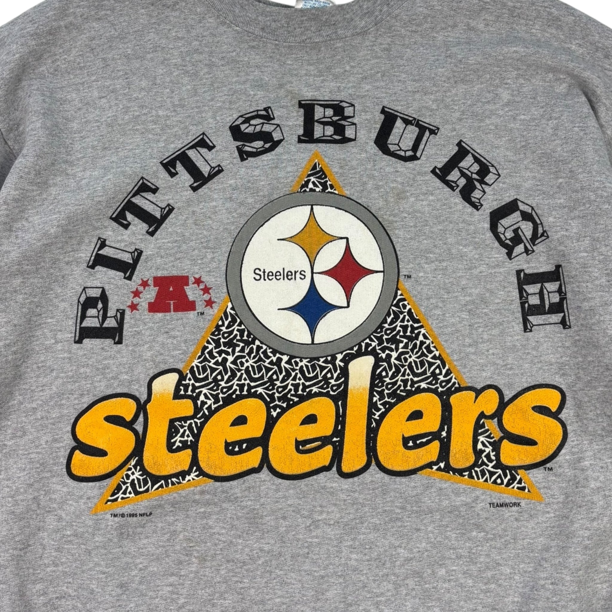 1995 Pittsburgh Steelers Crewneck Grey