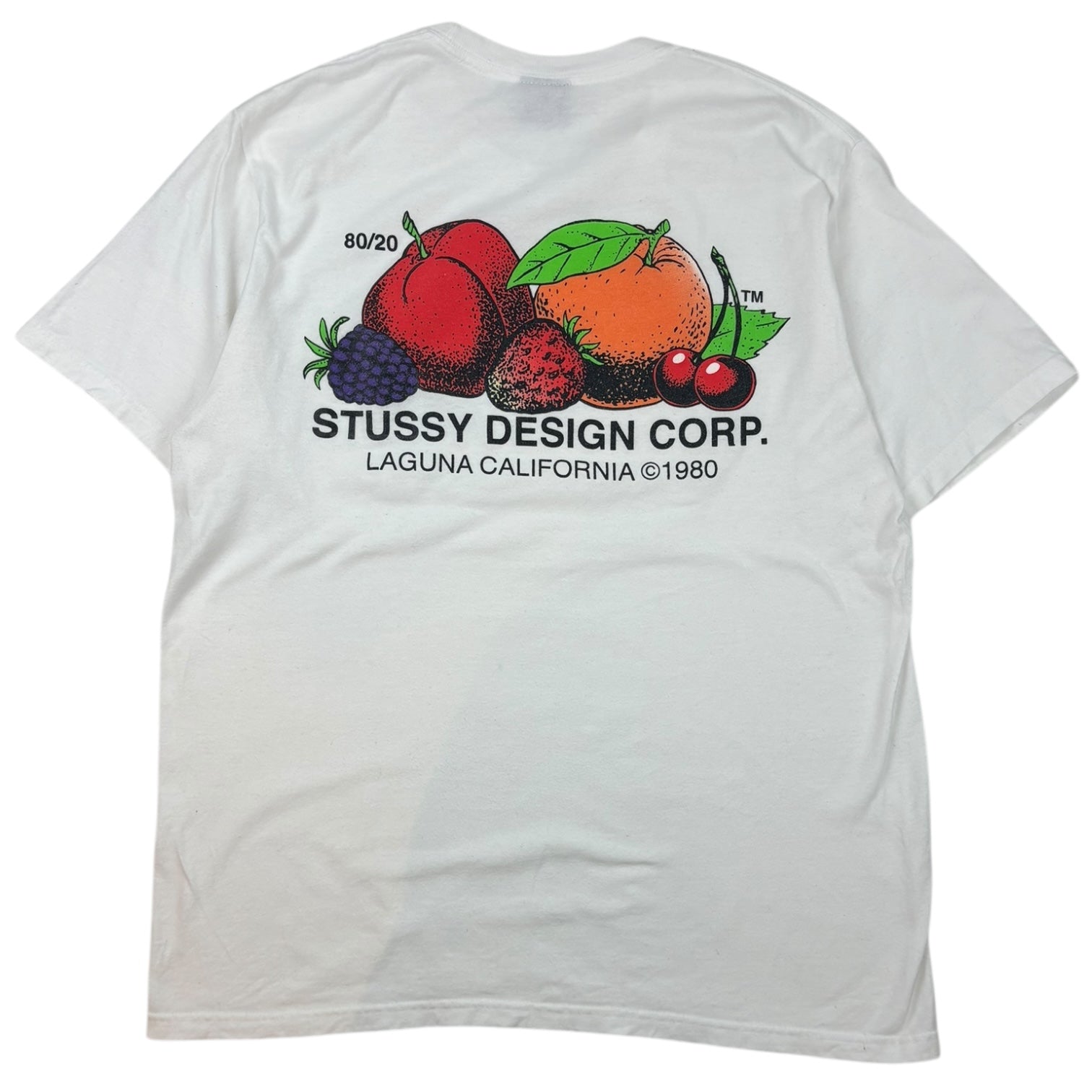 Stussy Fresh Fruit T-Shirt White