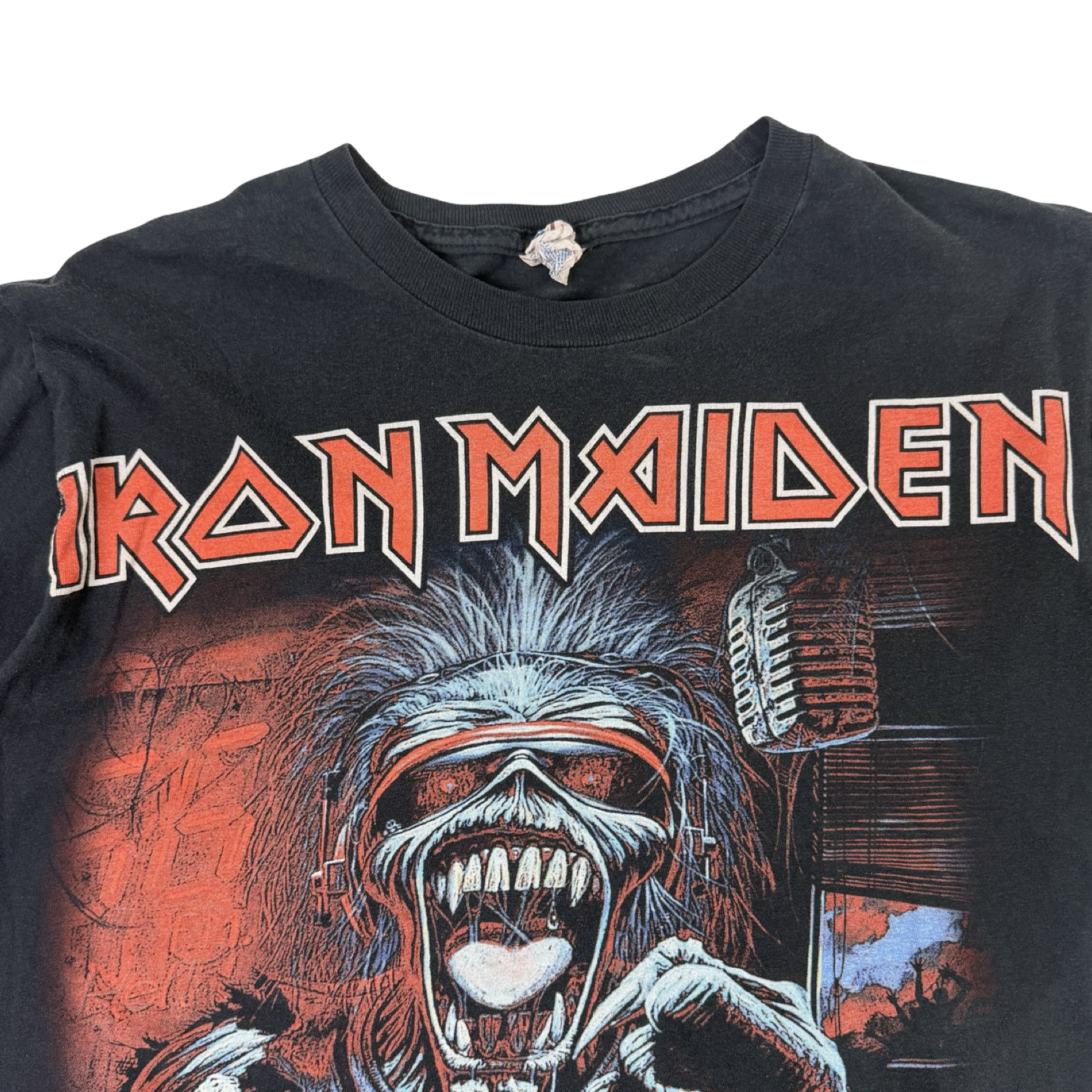Vintage Iron Maiden A Real Dead One T-Shirt Black