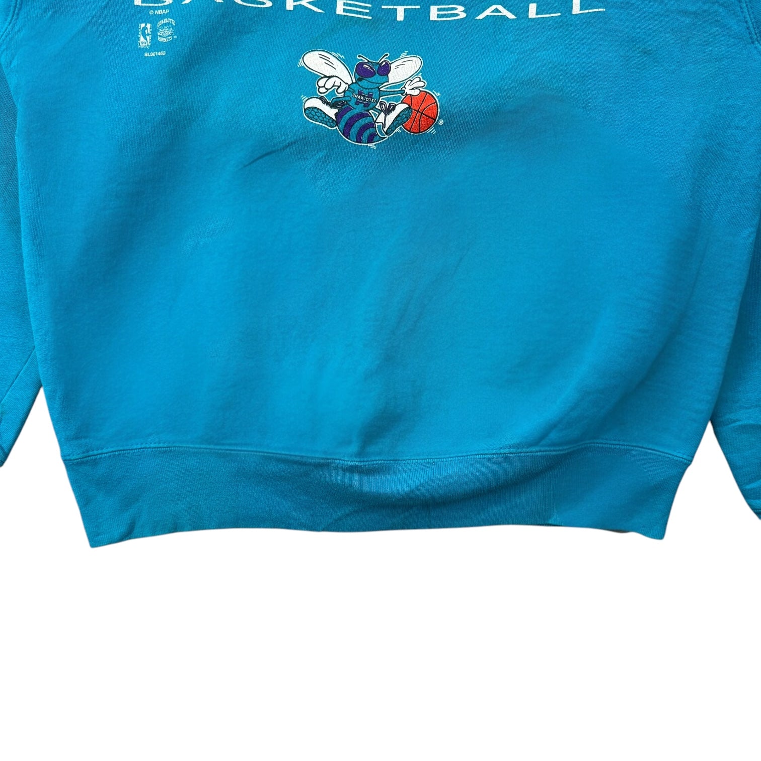 Vintage Charlotte Hornets Crewneck Turqoise