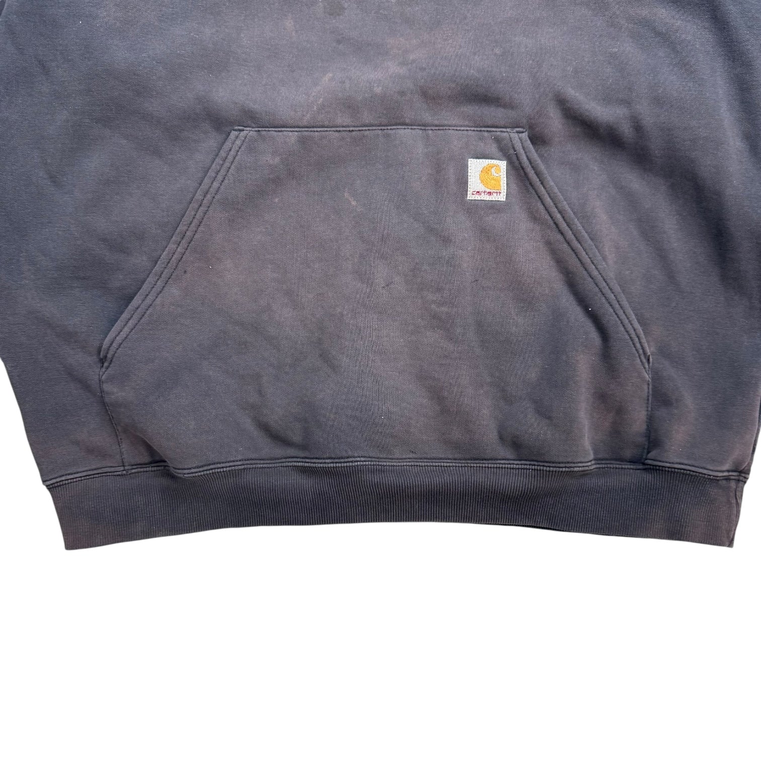 Vintage Sunfaded Carhartt Hoodie Black