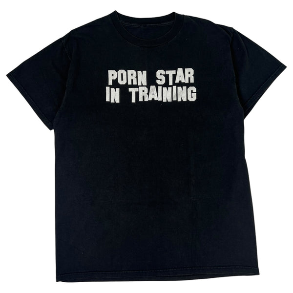 Vintage “Porn Star In Training” T-Shirt Black