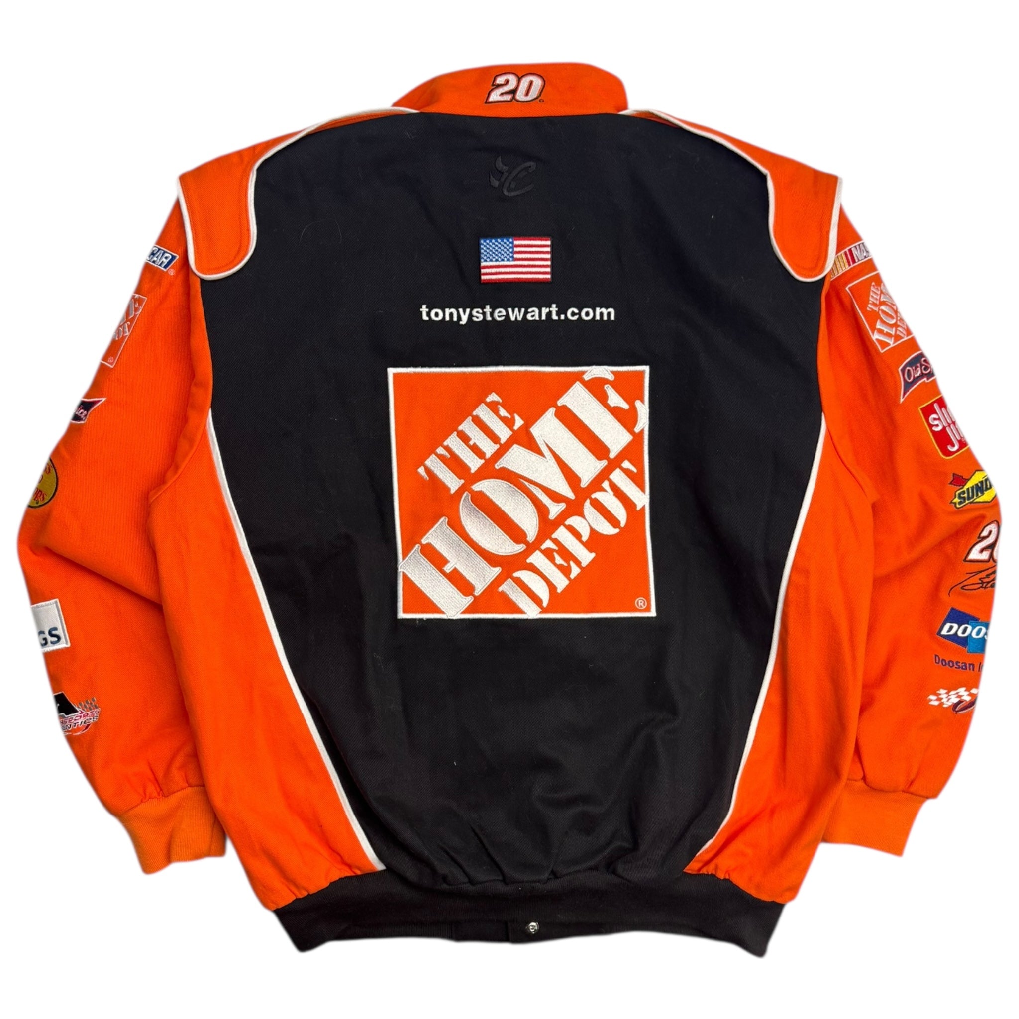 Vintage Home Depot Tony Stewart NASCAR Racing Jacket