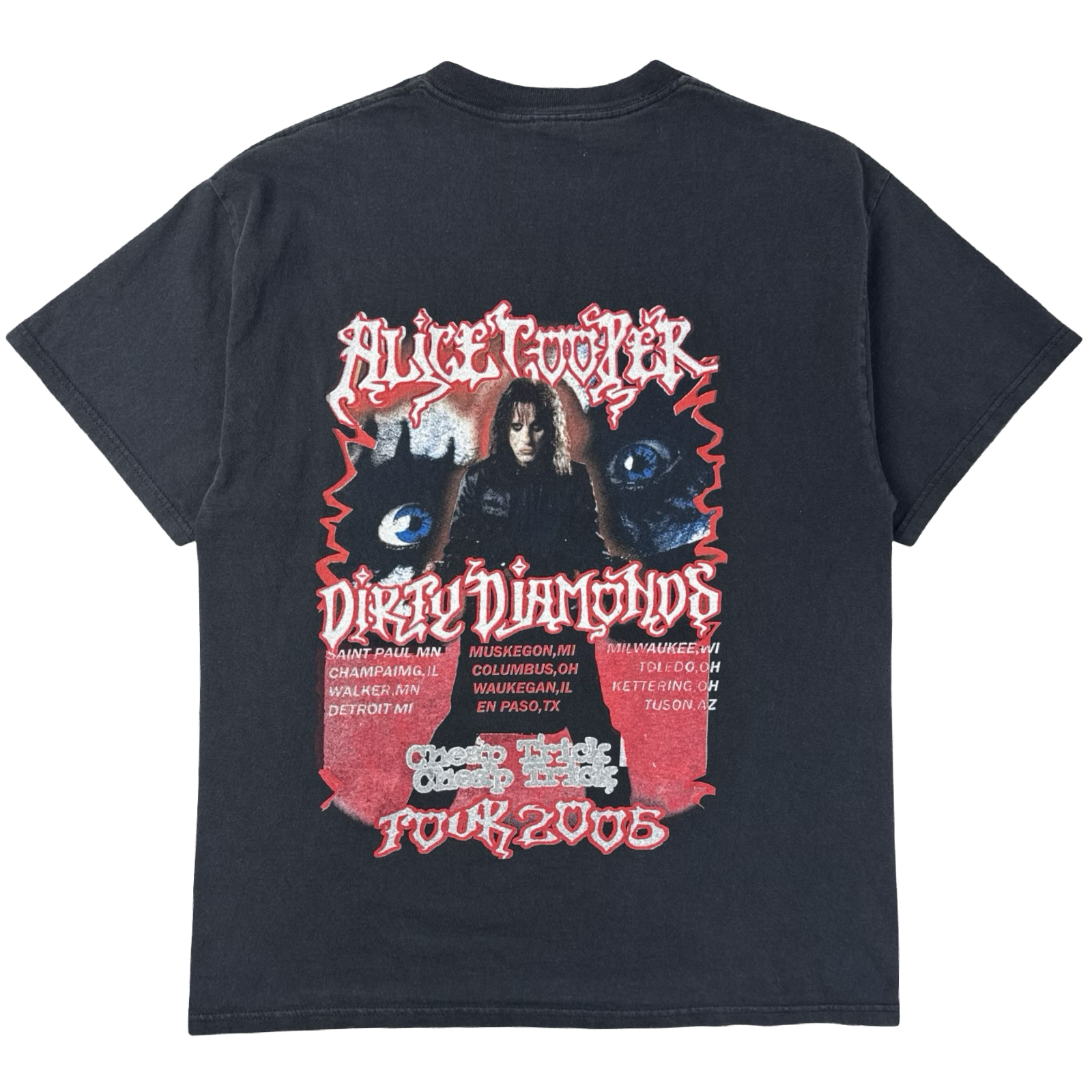 2008 Alice Cooper Dirty Diamond T-Shirt