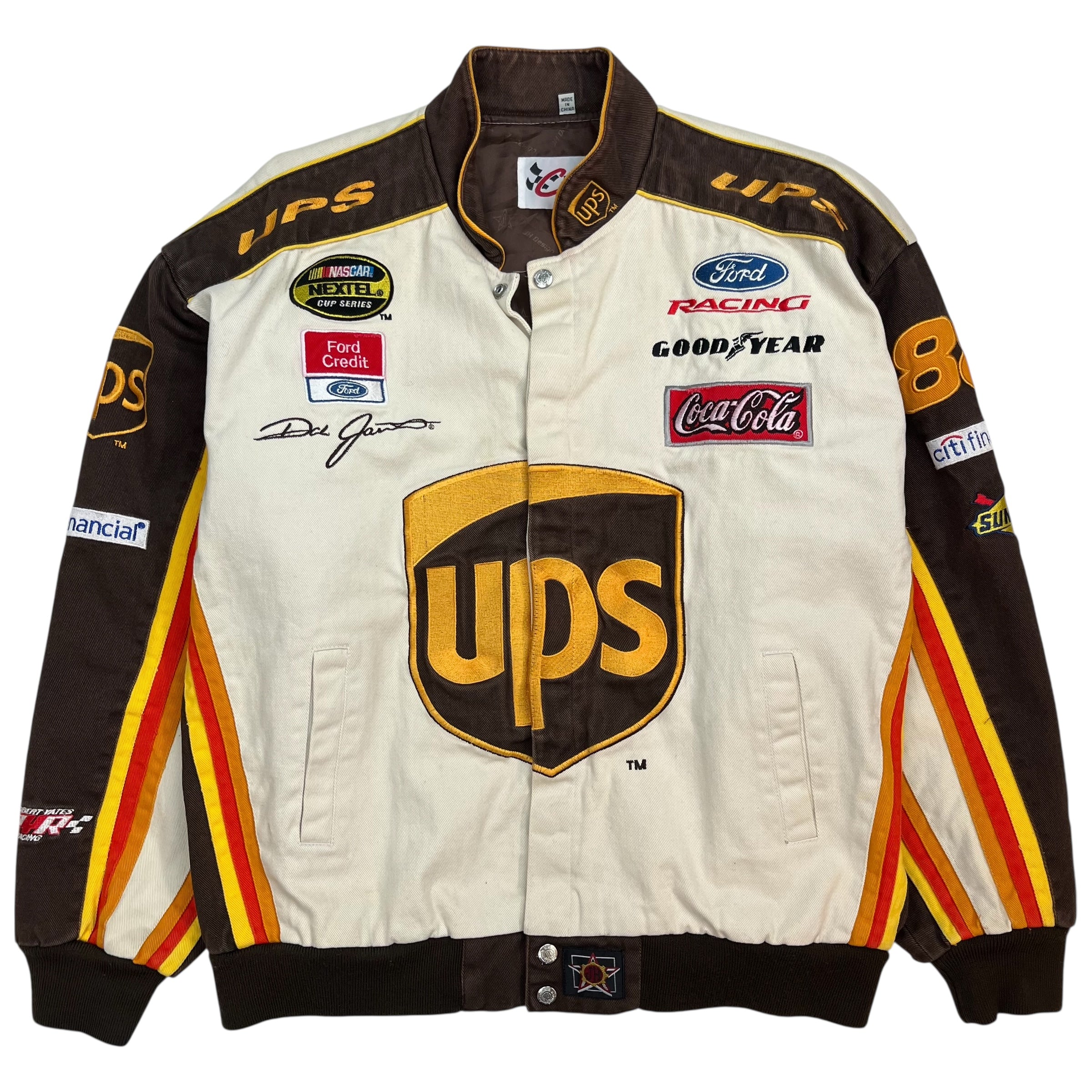 UPS Racing Jacket White/Brown