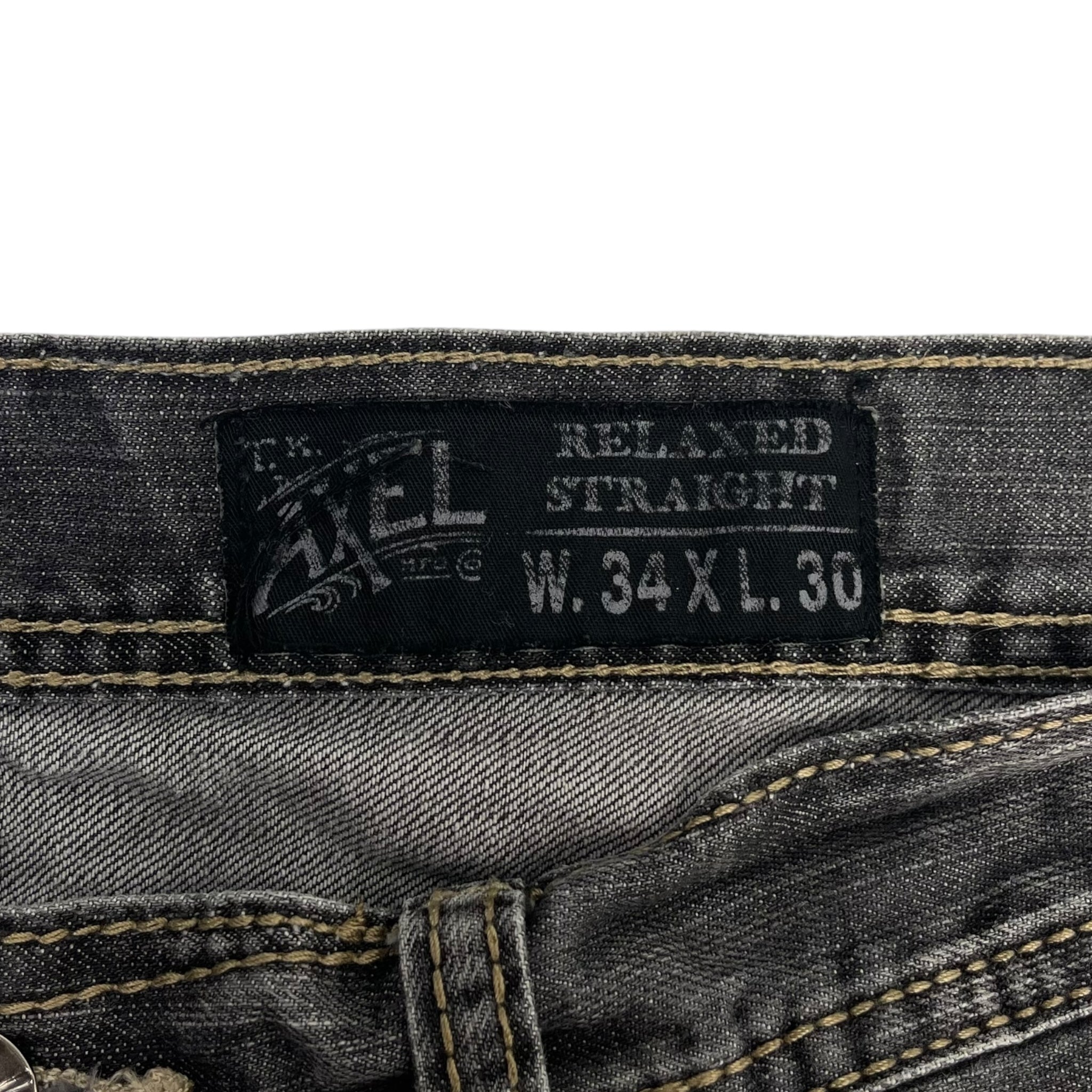 Vintage Axel Straight Jeans Washed Grey