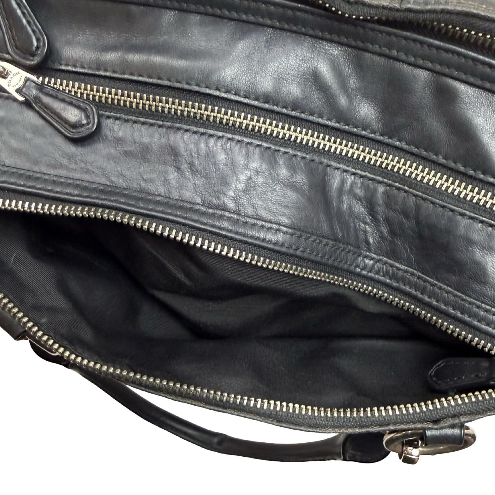(W) Vintage Coach Lexi Shoulderbag Black