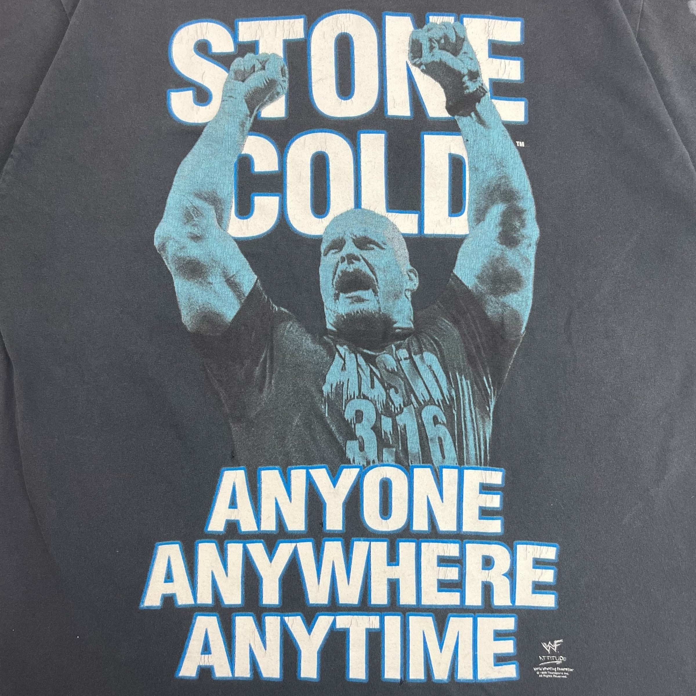 Vintage Stone Cold Steve Austin Tee Black