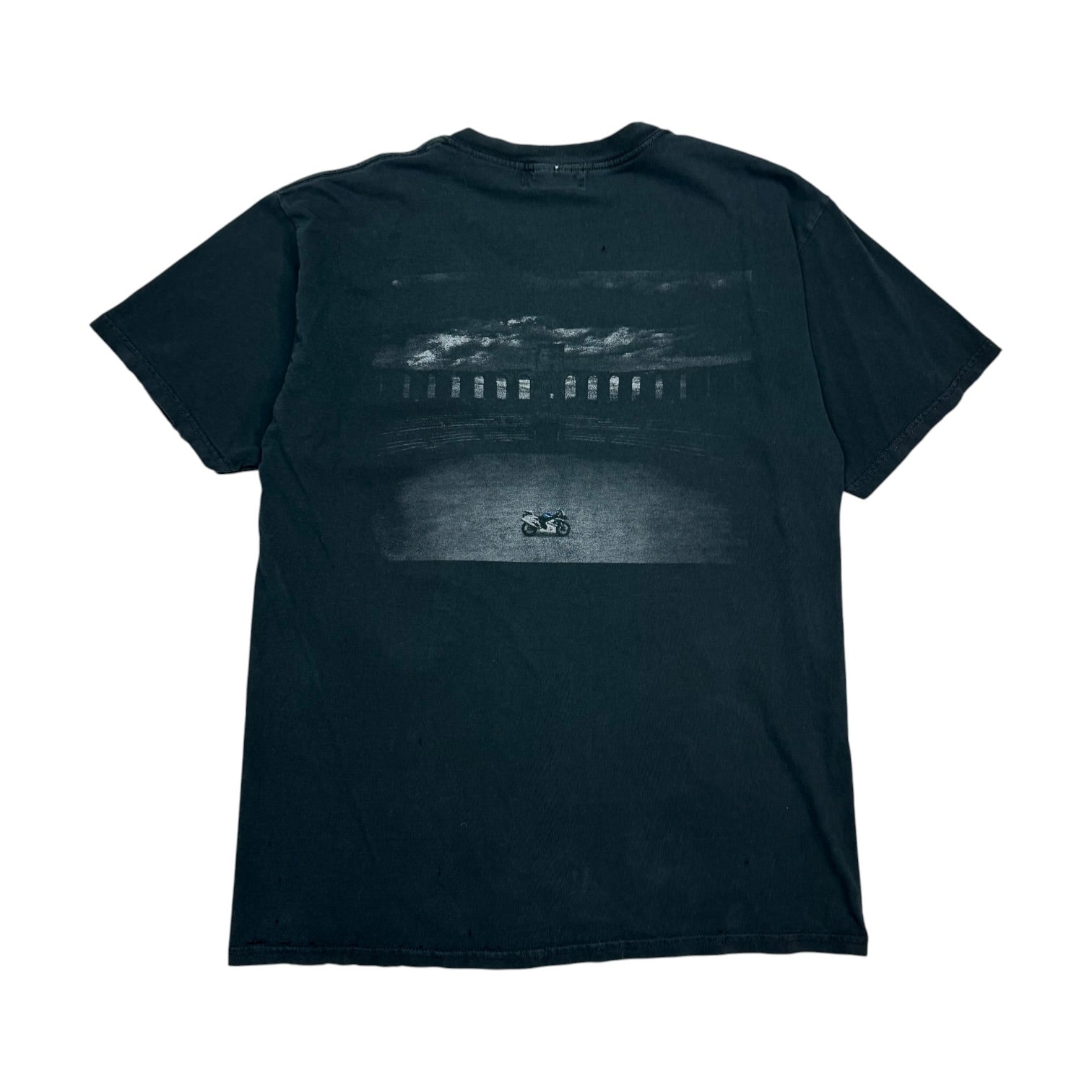Vintage Suzuki MotorBike Tee Black