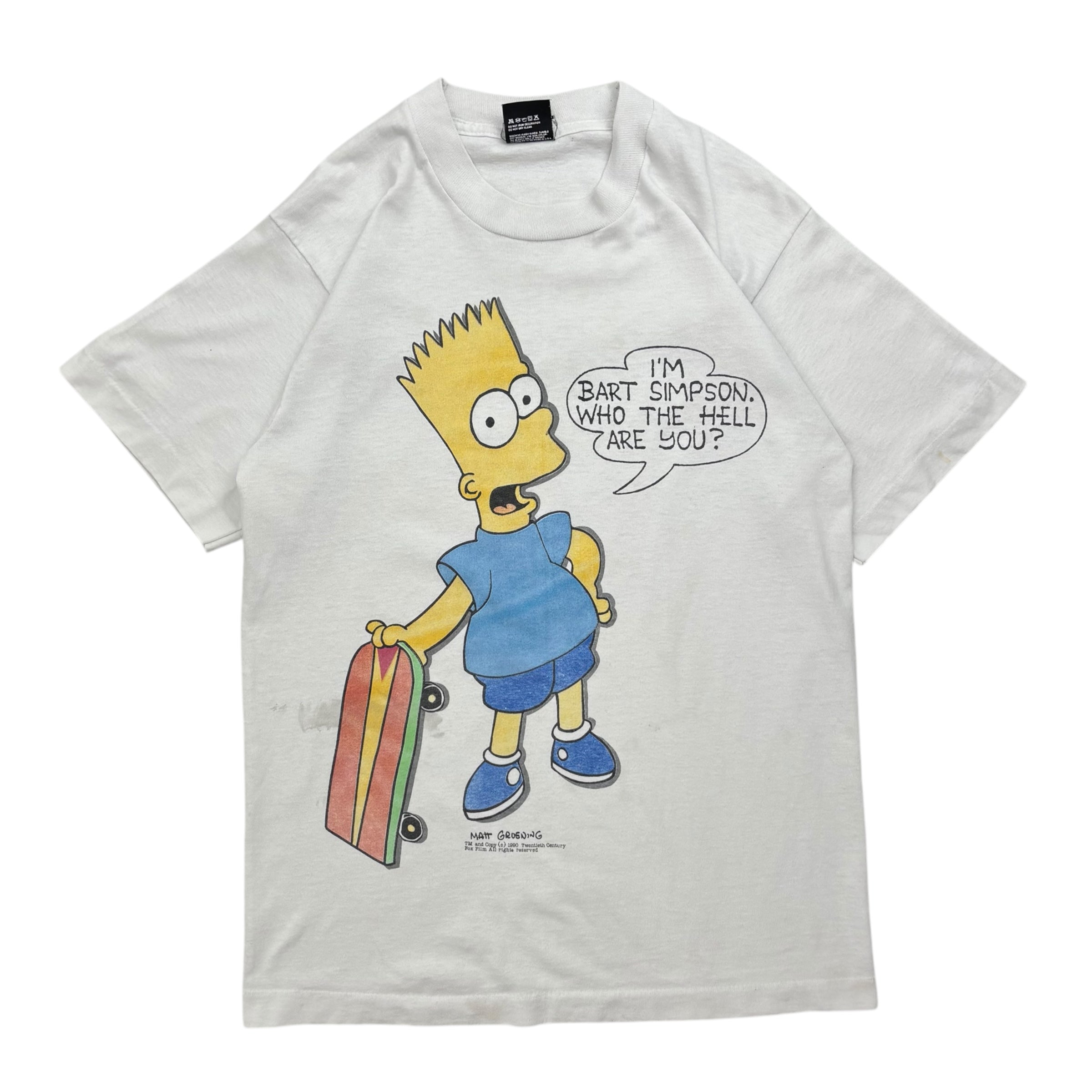 1990 The Simpsons Bart Simpson Tee