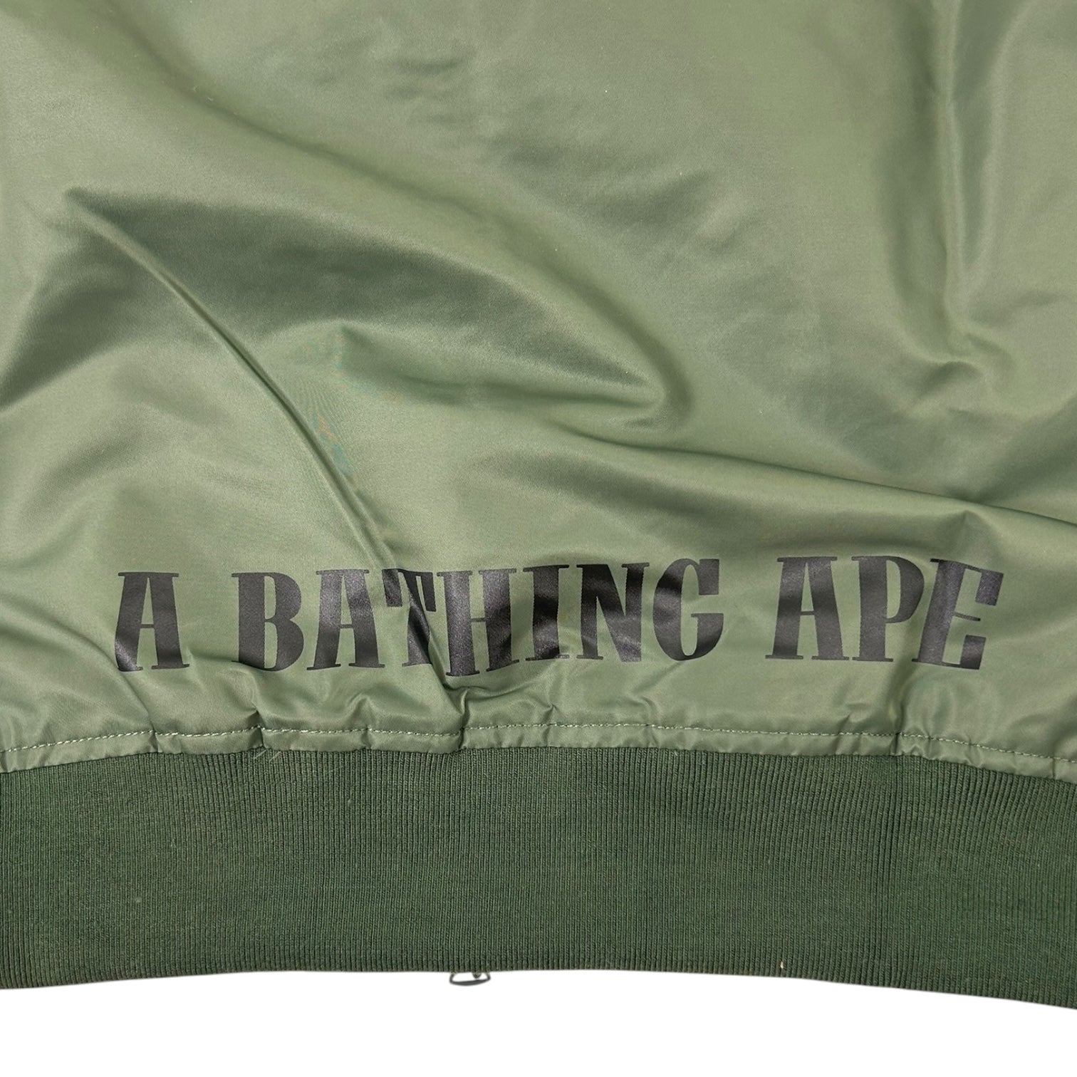 Bape 2021 New Year Bomber Jacket Green