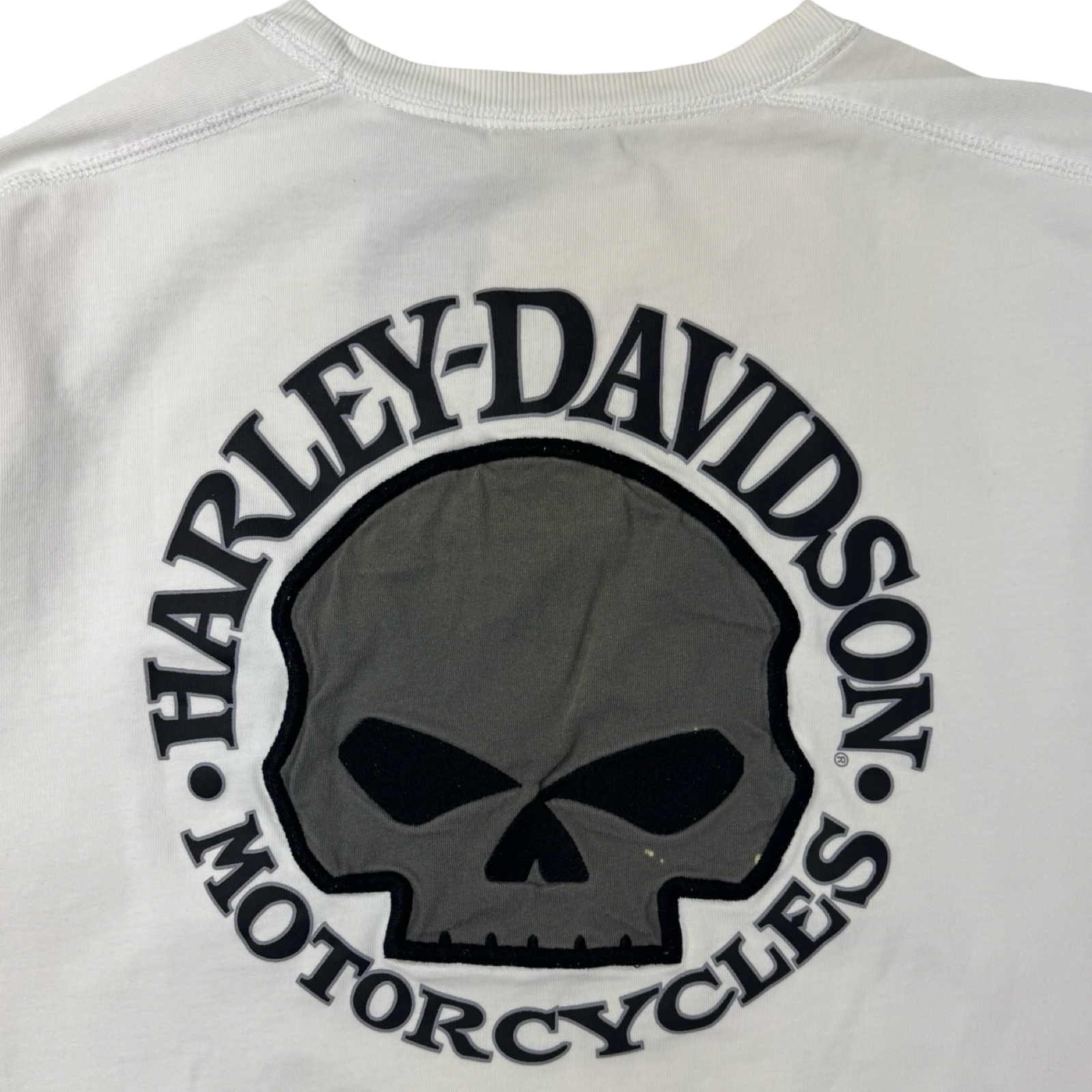 Vintage Harley Davidson Embroidered Longsleeve T-Shirt