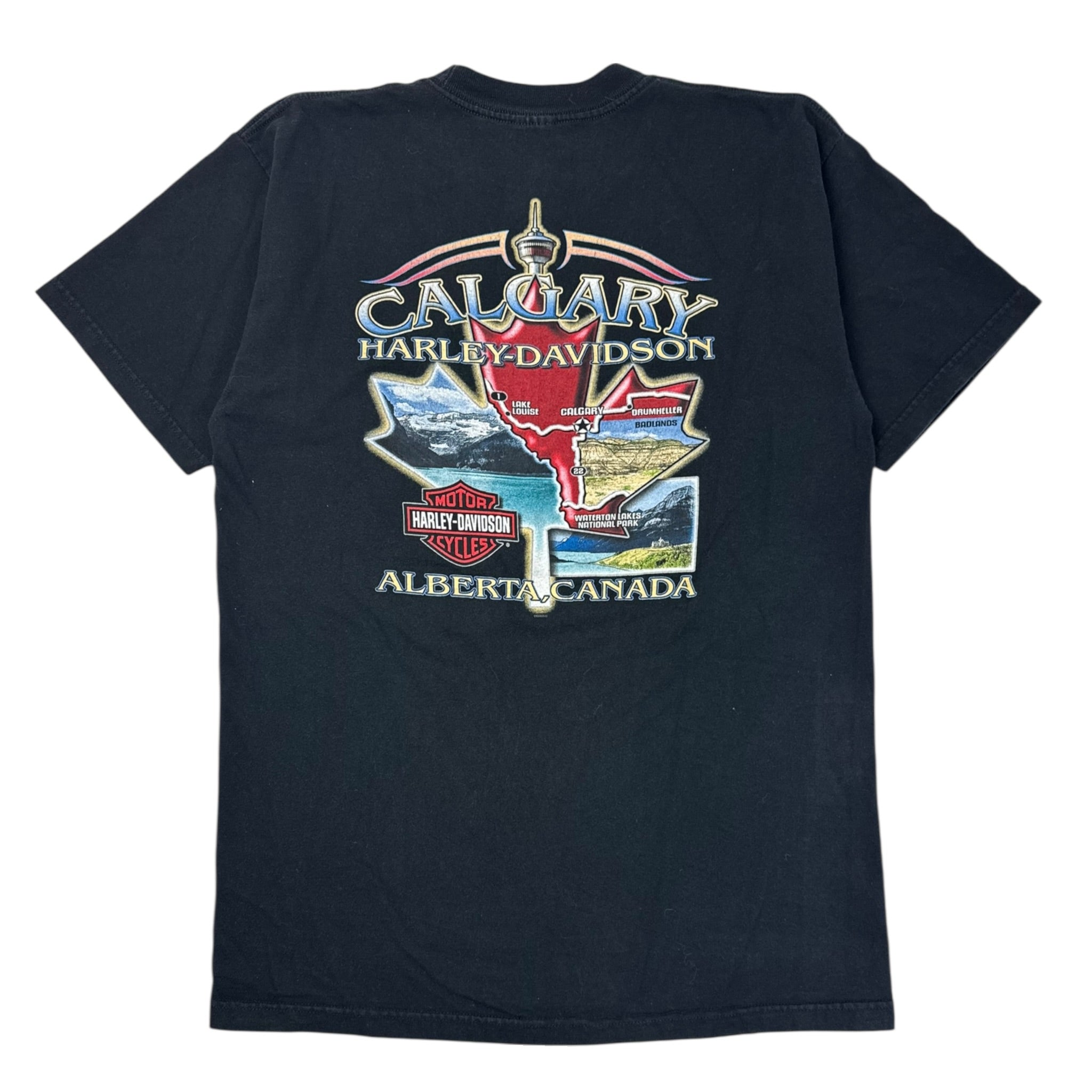 2004 Harley Davidson "Live, Ride" Calgary T-Shirt