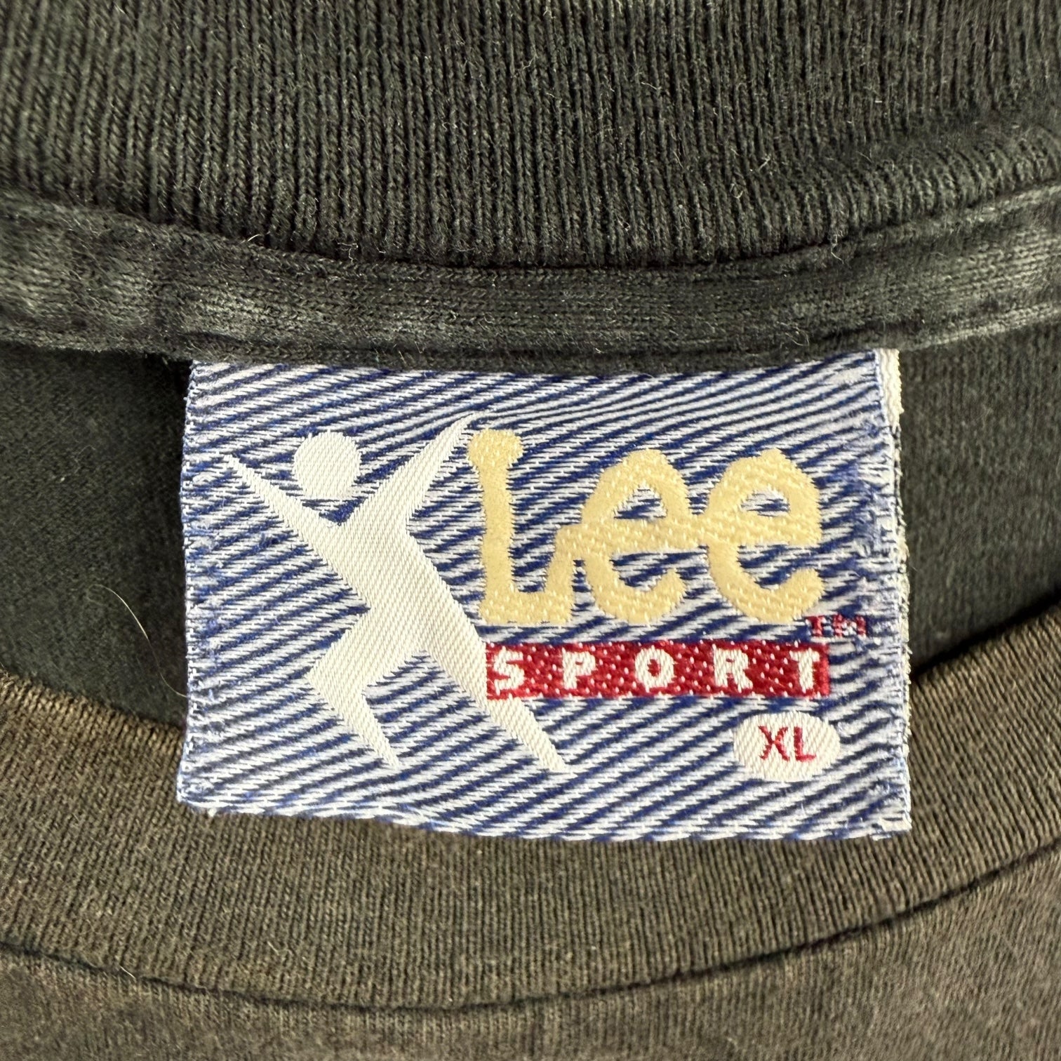 1995 Lee Sports Super Bowl XXX Tee Faded Black