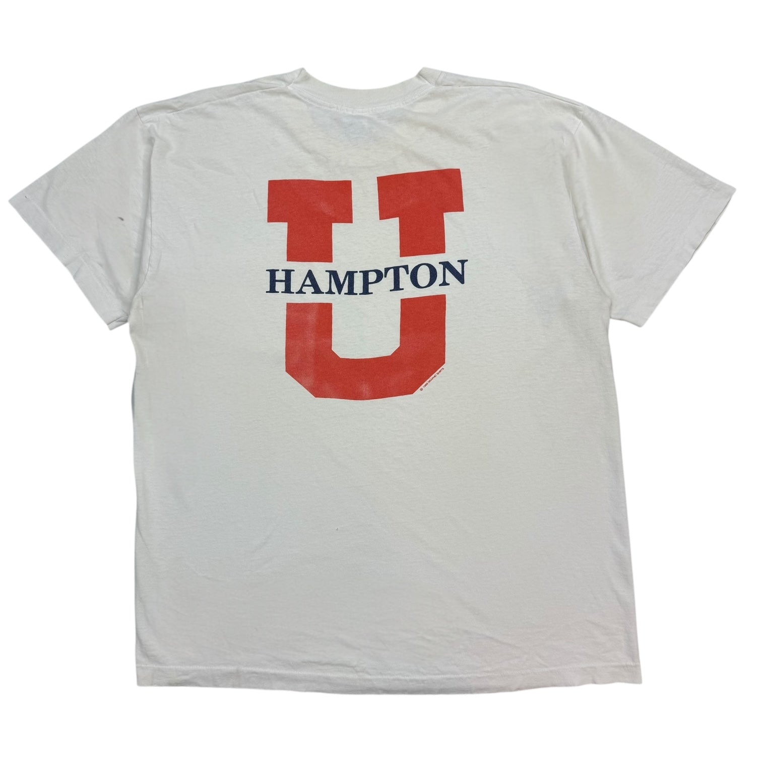 1989 University of Hampton Tee White