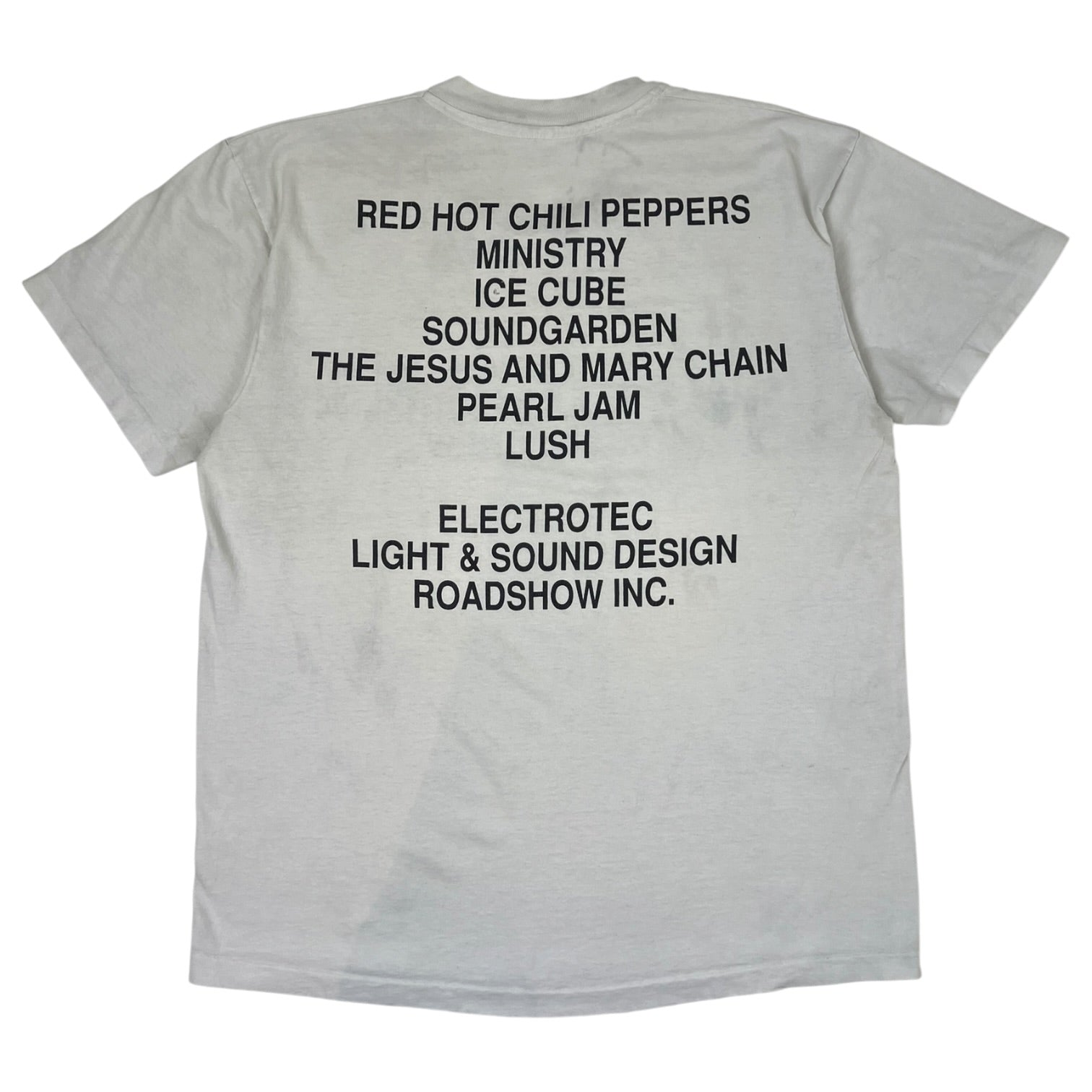 Vintage LOLLAPALOZZA Festival ‘92 “Local Crew” T-Shirt White