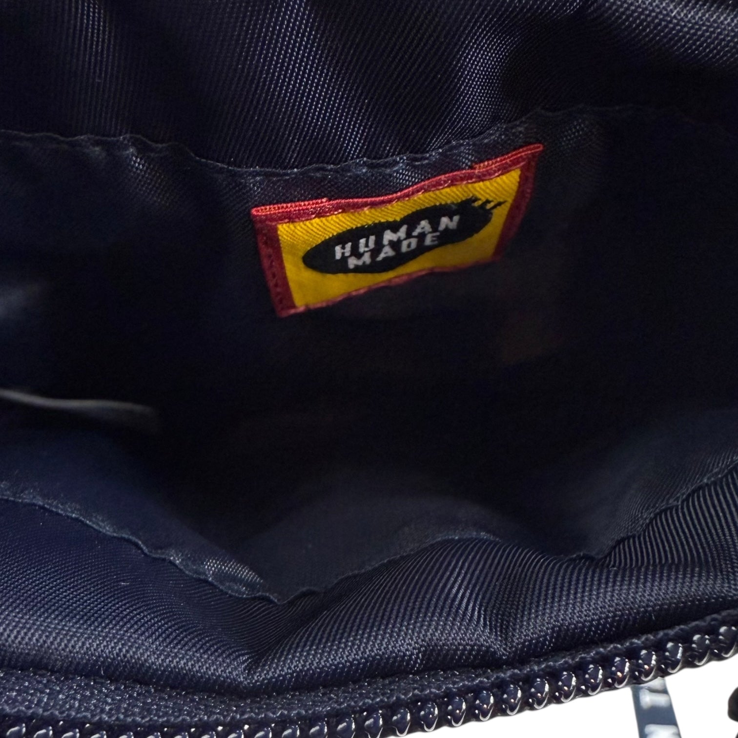 Human Made Nylon Mini Helmet Bag Navy Blue