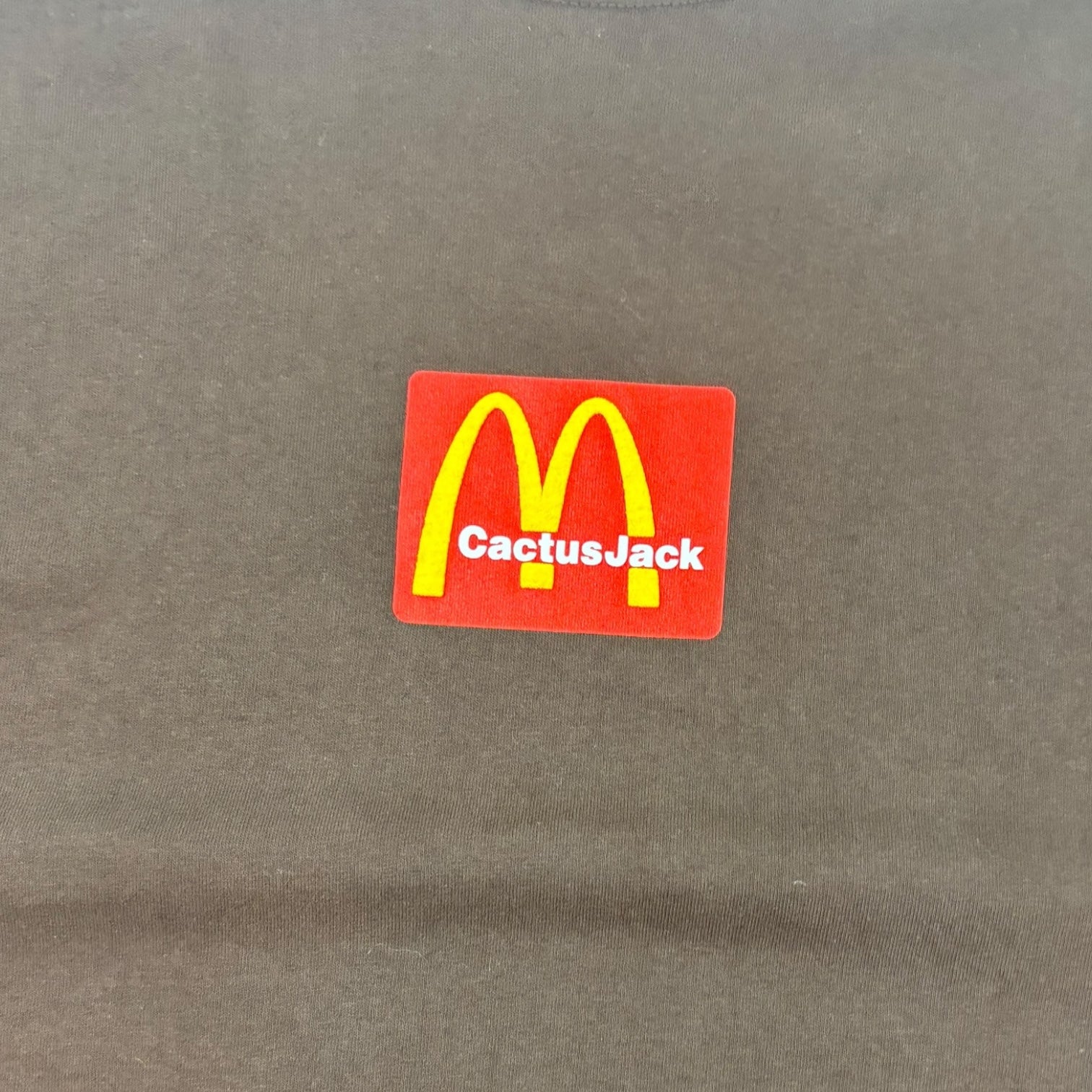 Travis Scott x McDonalds Sesame T-Shirt Brown