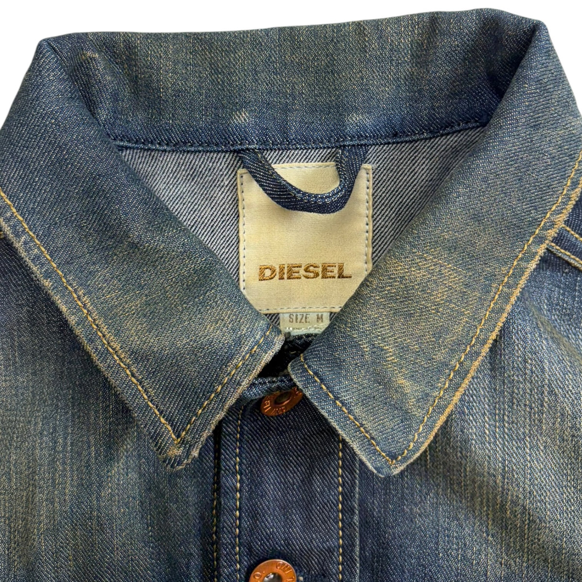 Vintage Diesel Jhima Denim Trucker Jacket Medium Wash
