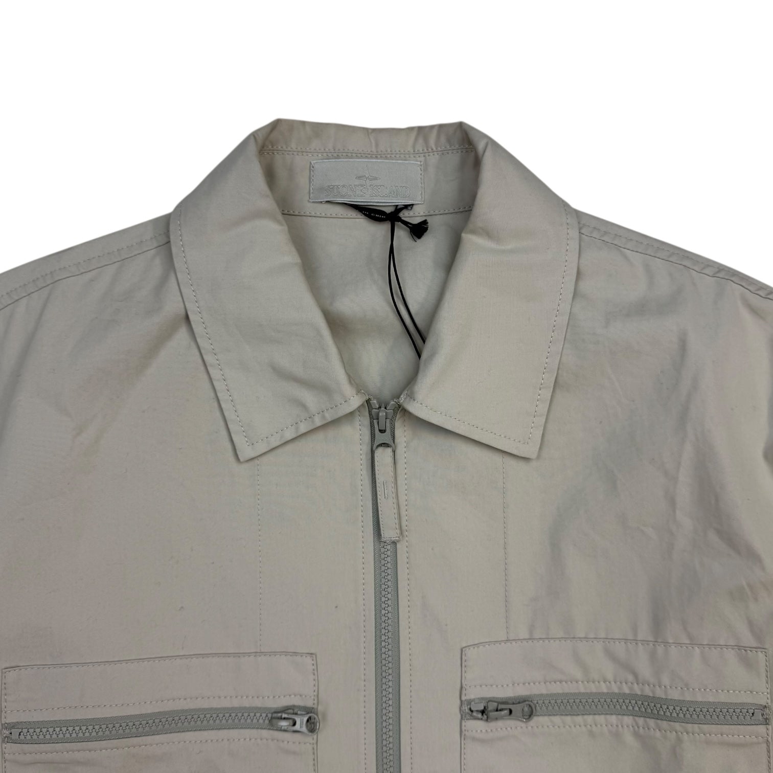 Stone island Ghost Piece O-Ventile Jacket Beige