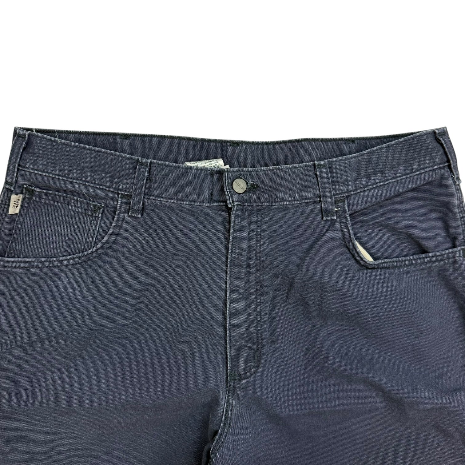 Vintage Carhartt FR Dungaree Pants Navy Blue