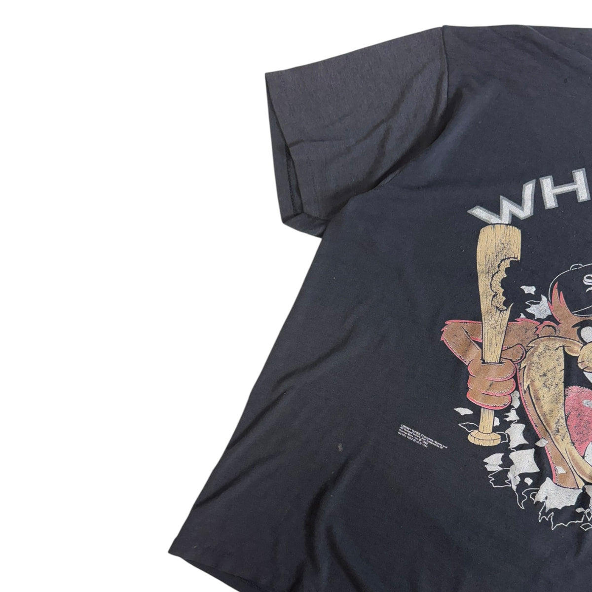 Vintage Taz White Sox Faded T-Shirt Black