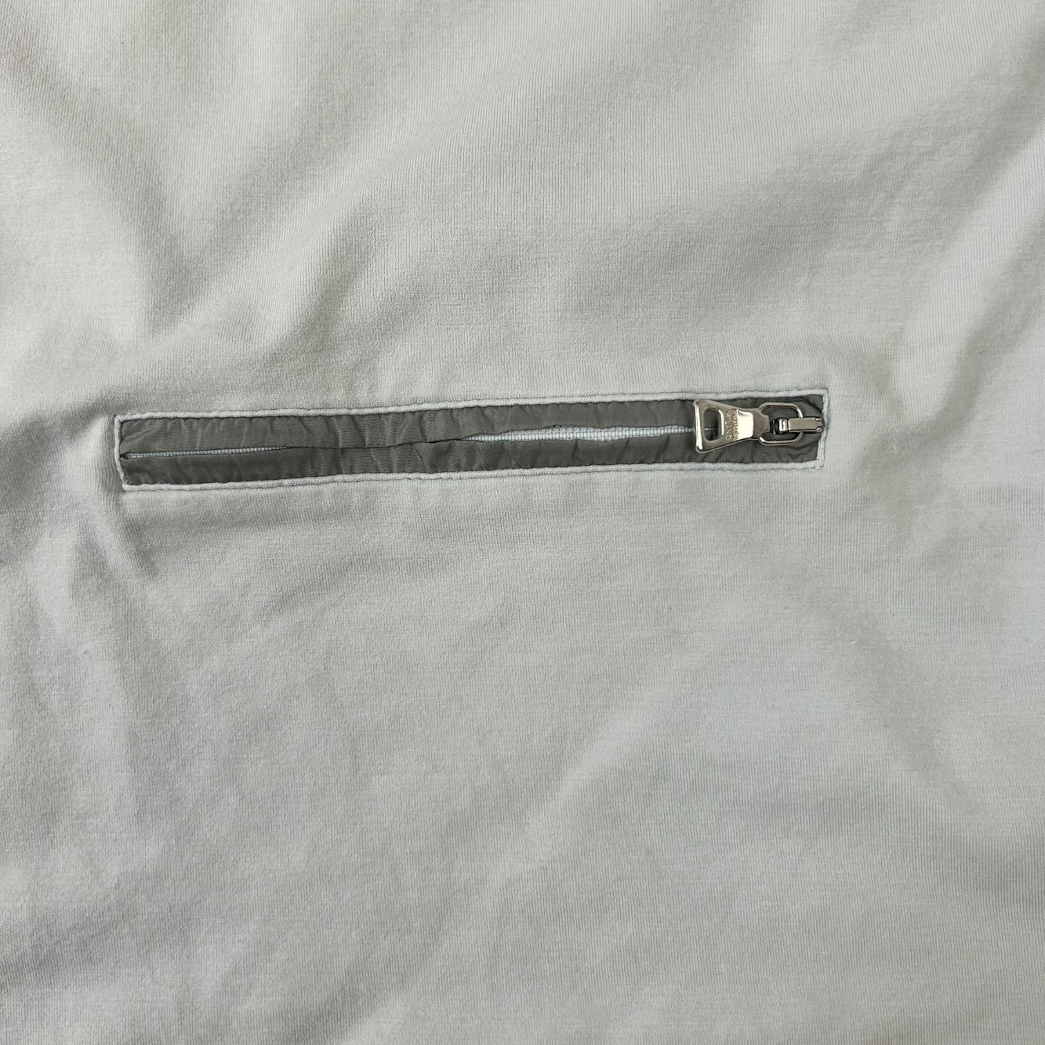 Vintage Prada Zip T-Shirt Pearl Blue