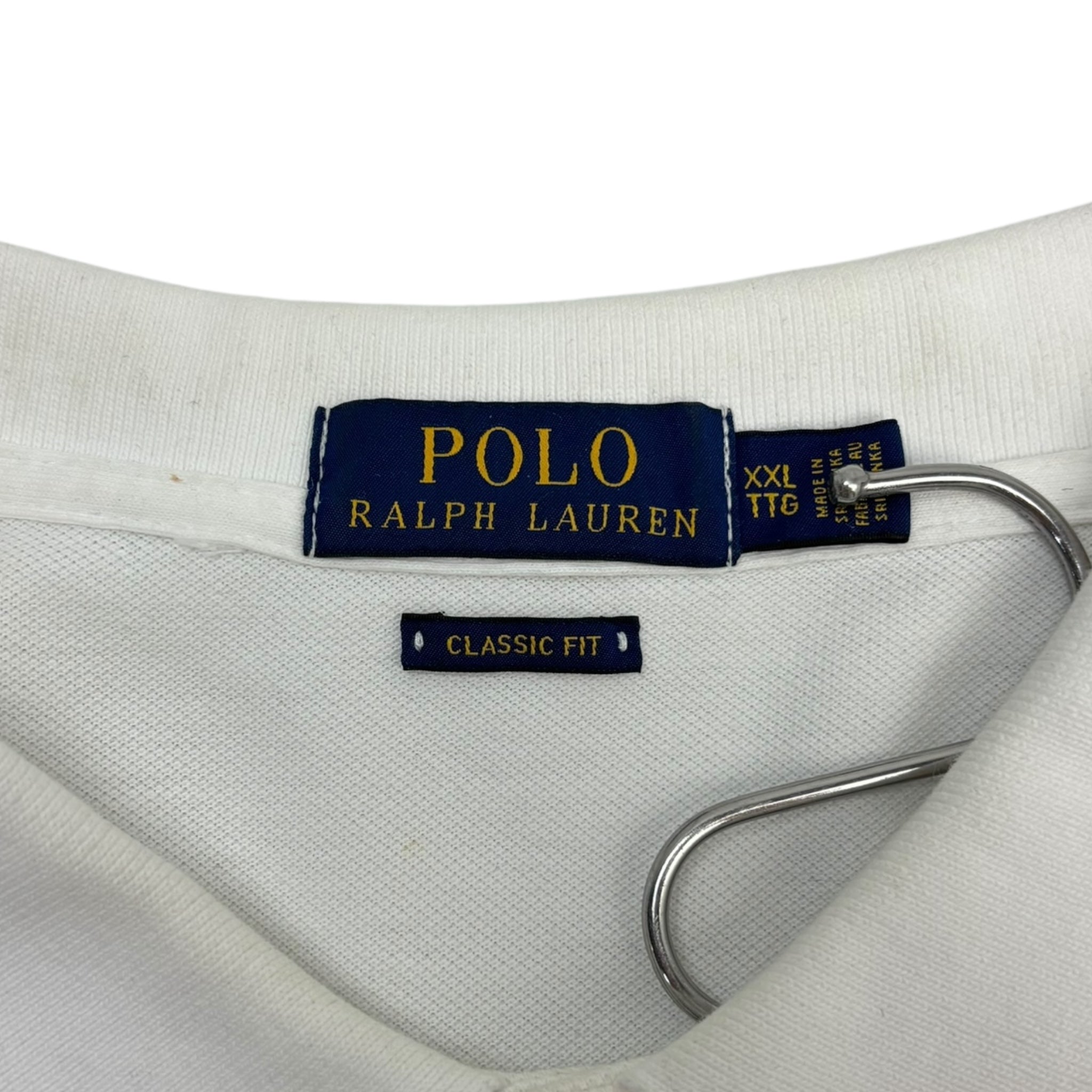 Vintage Polo Ralph Lauren Big Pony Polo Shirt White