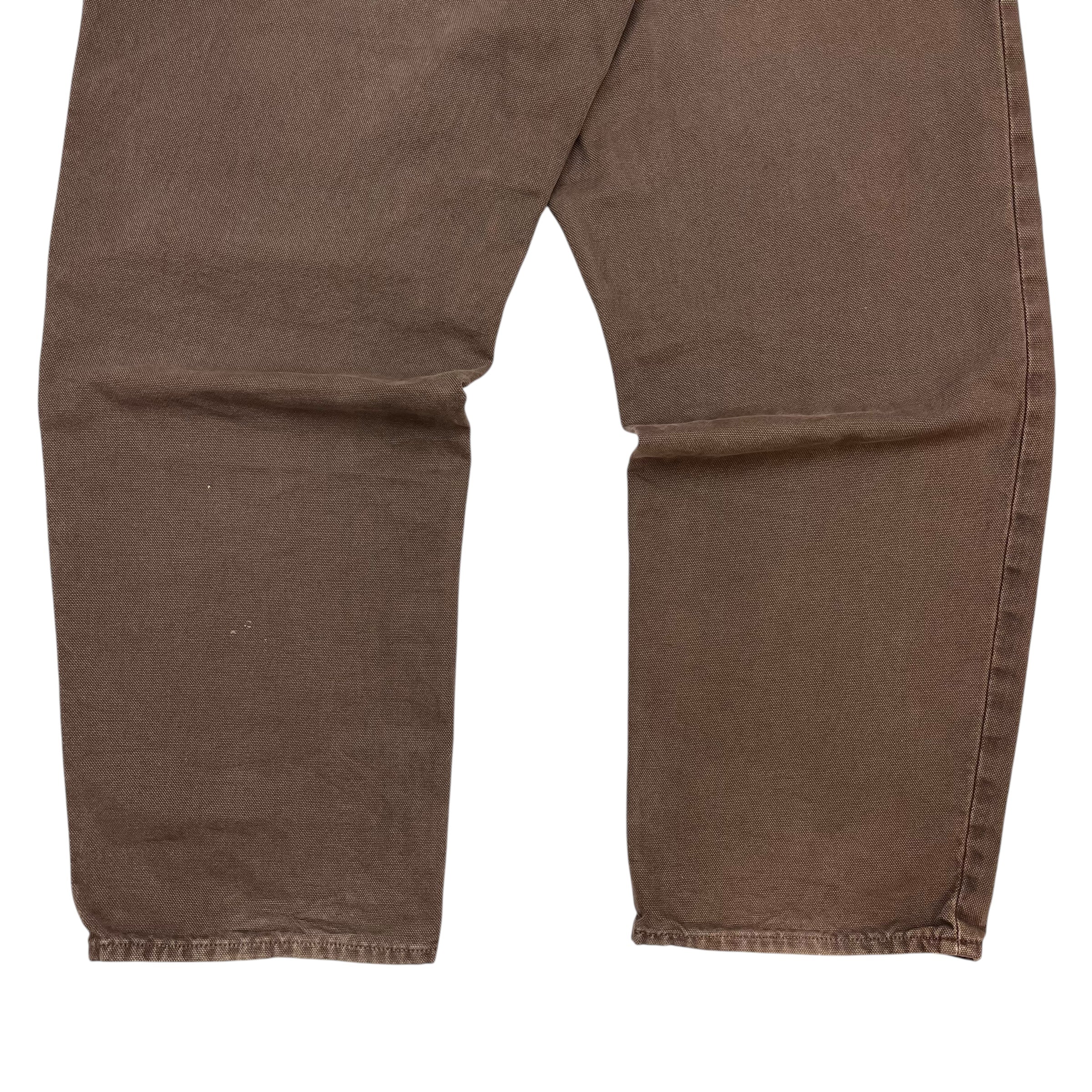 Stussy “BIGOL” Denim Pants Brown